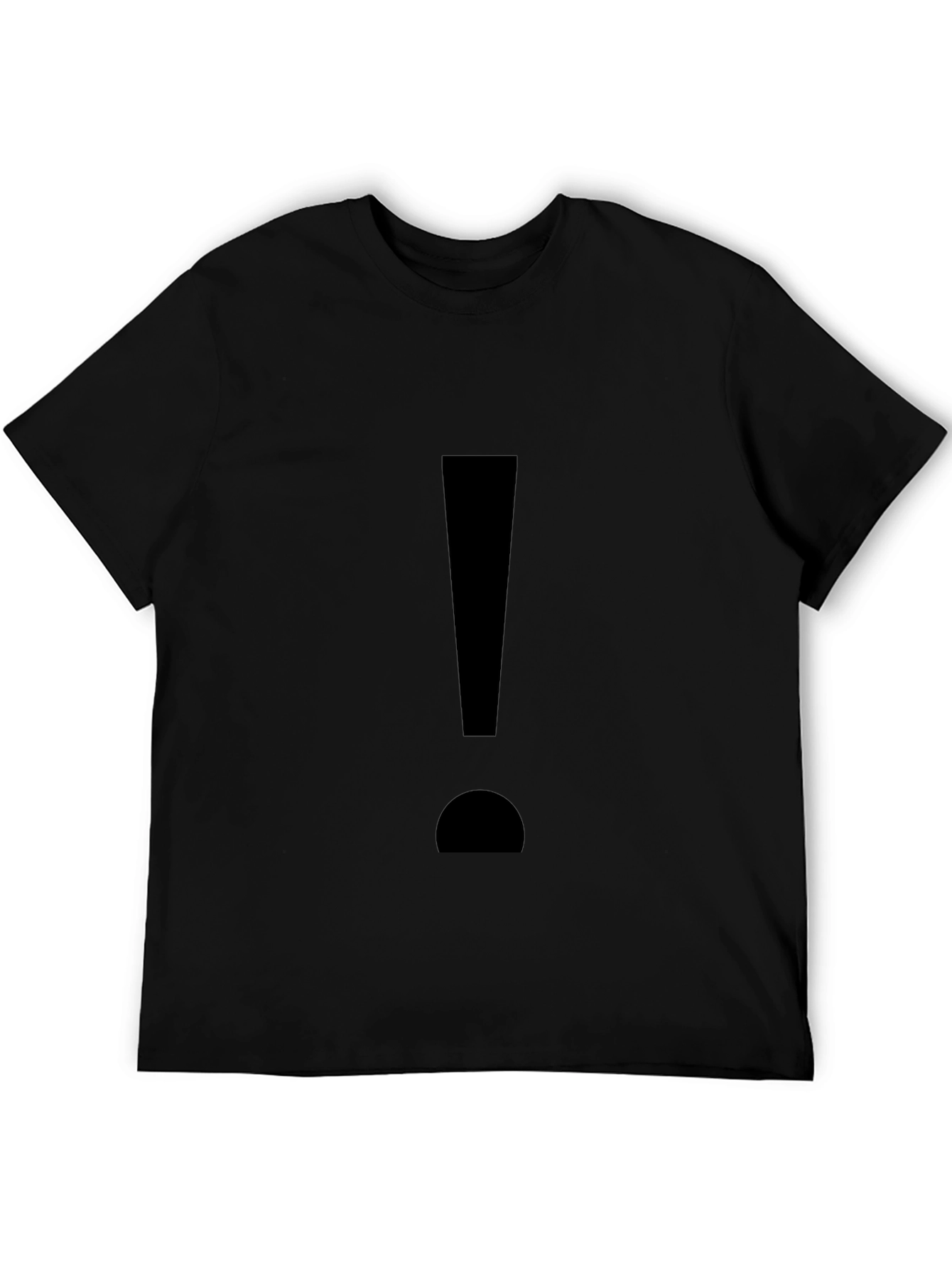 Exclamation Point Black T-Shirt