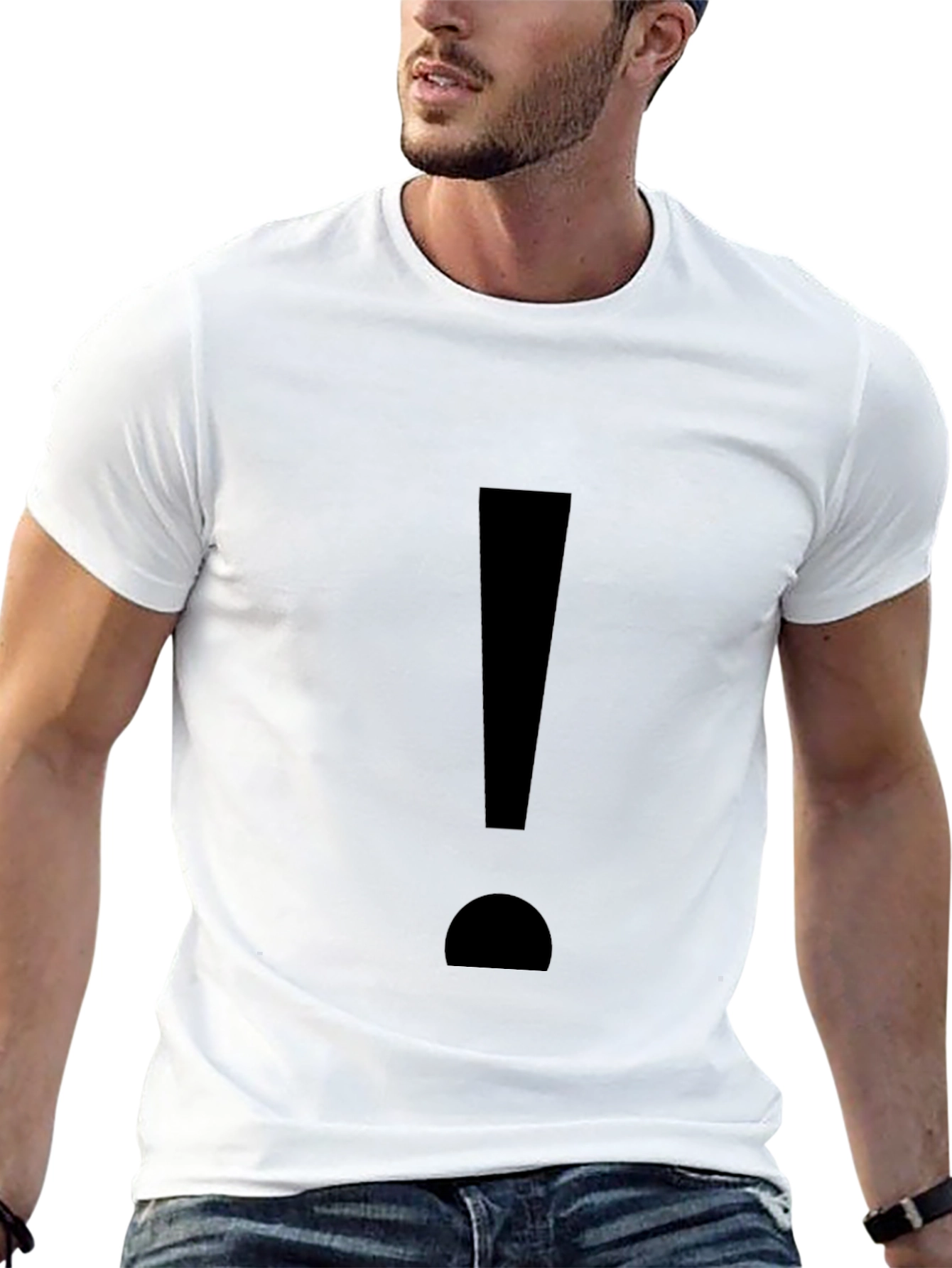 Exclamation Point Black T-Shirt