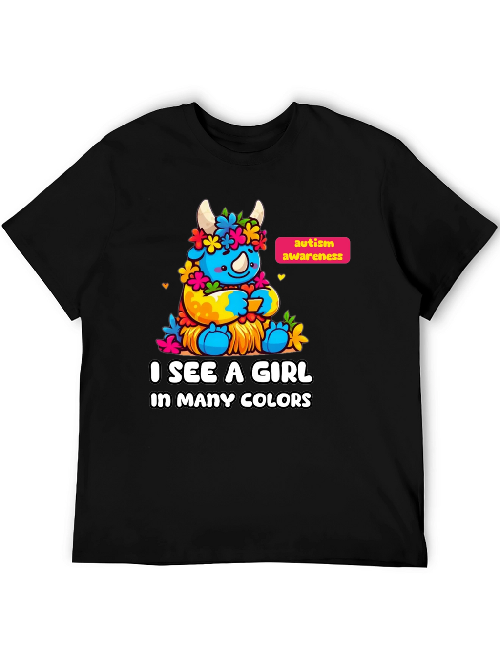 Autism Awareness Monster Graphic T-Shirt
