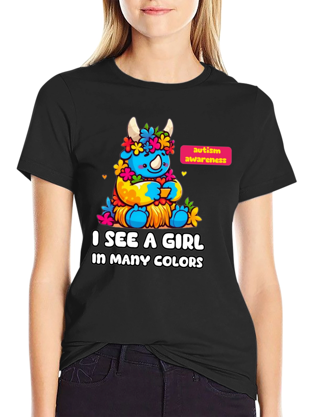 Autism Awareness Monster Graphic T-Shirt
