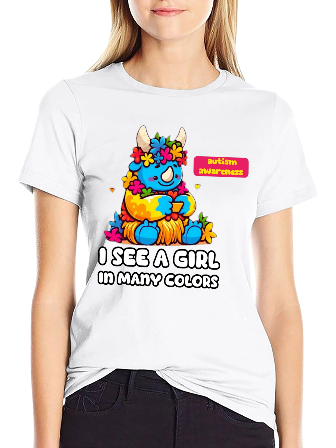 Autism Awareness Monster Graphic T-Shirt