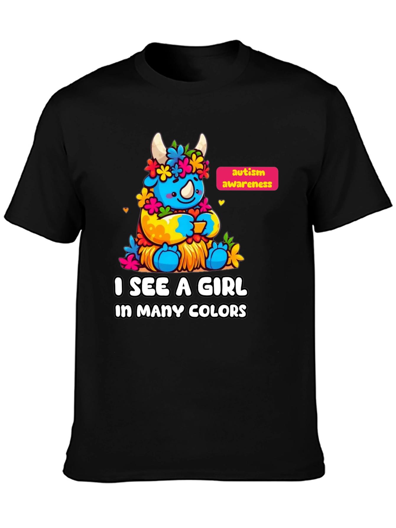 Autism Awareness Monster Graphic T-Shirt