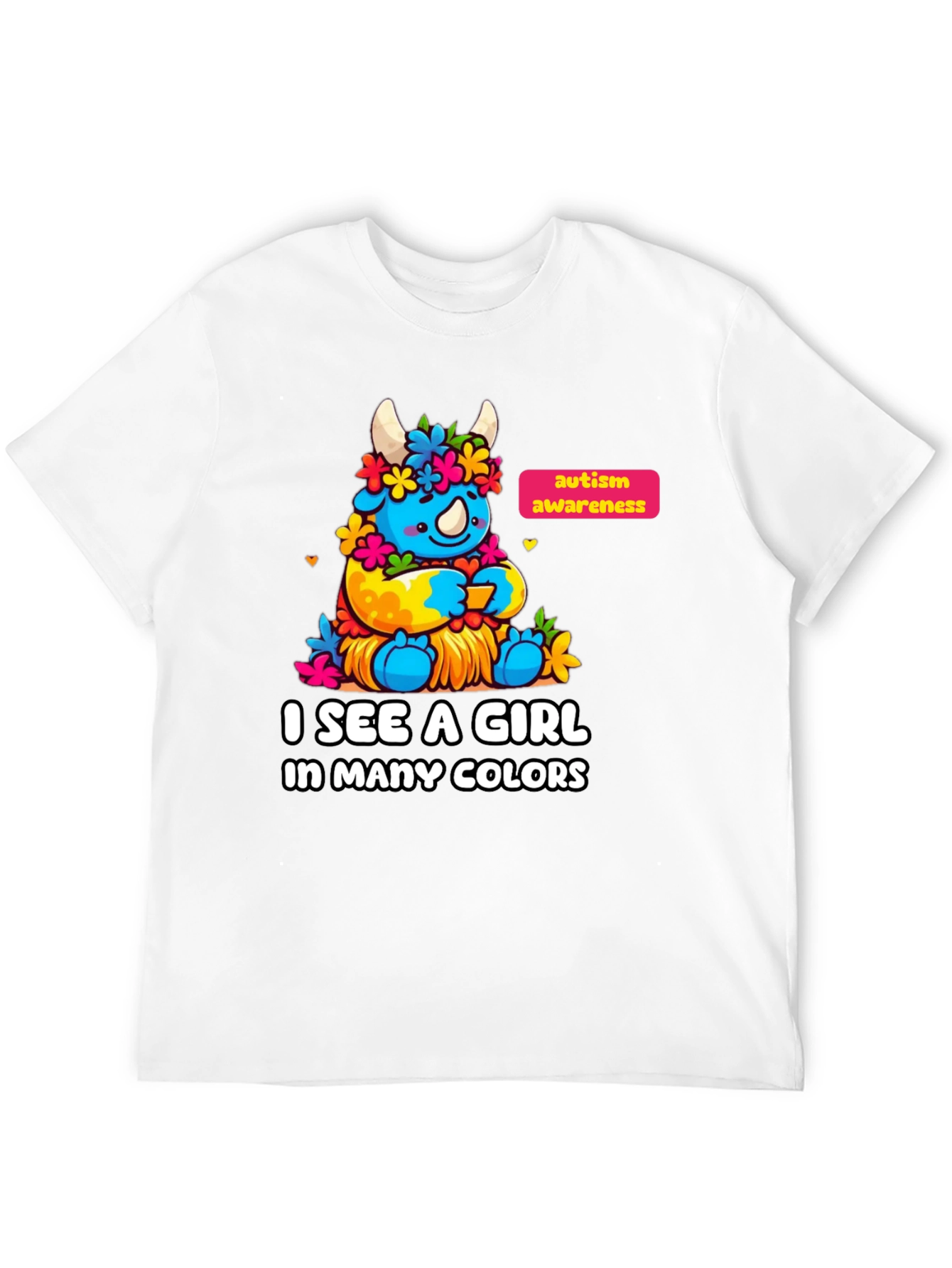 Autism Awareness Monster Graphic T-Shirt
