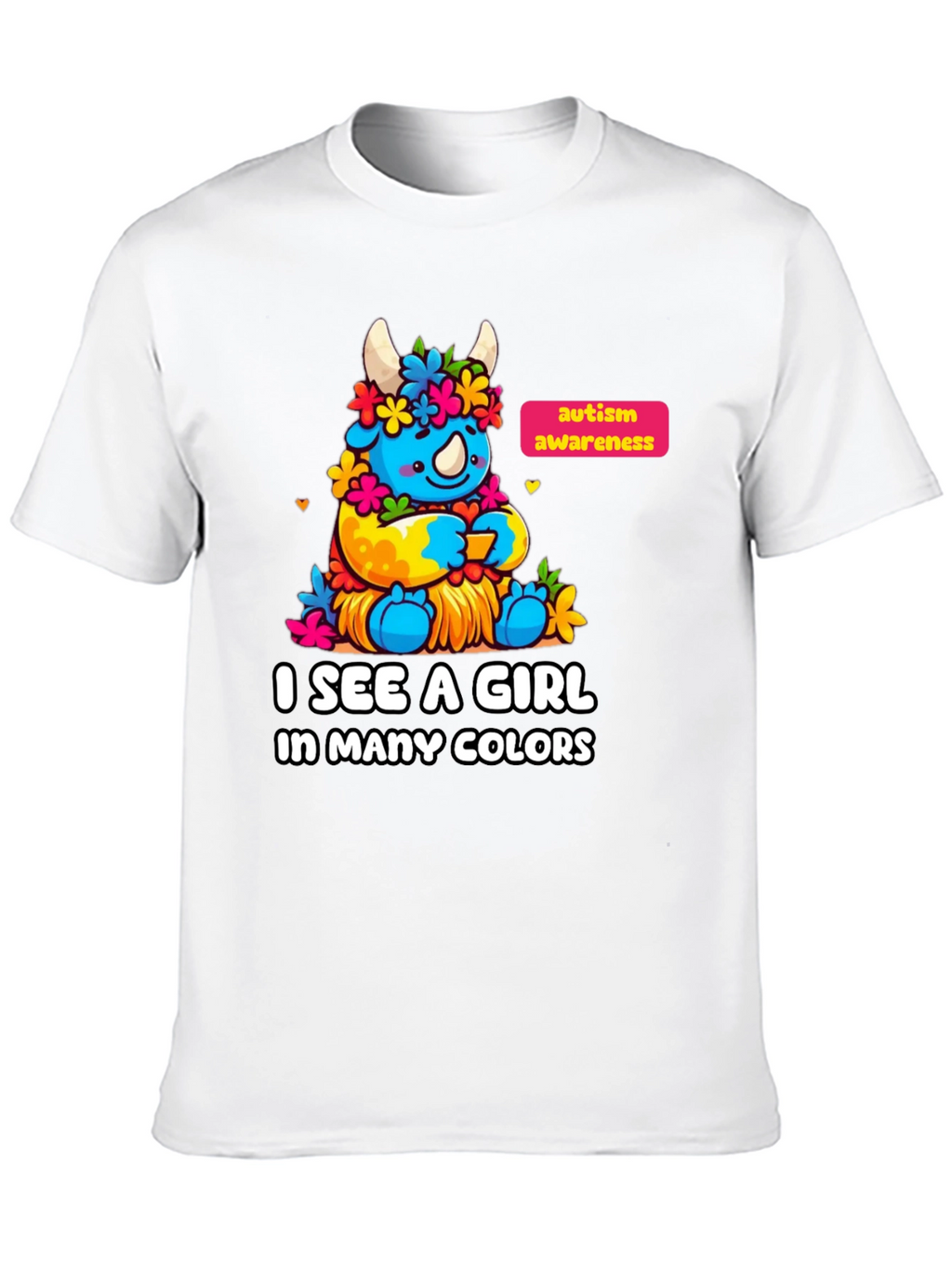 Autism Awareness Monster Graphic T-Shirt