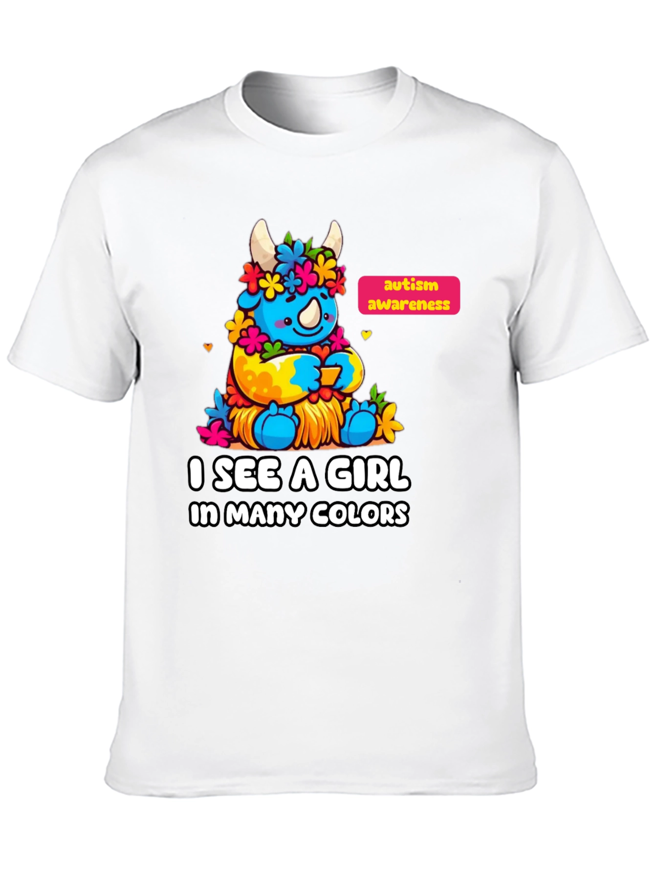 Autism Awareness Monster Graphic T-Shirt