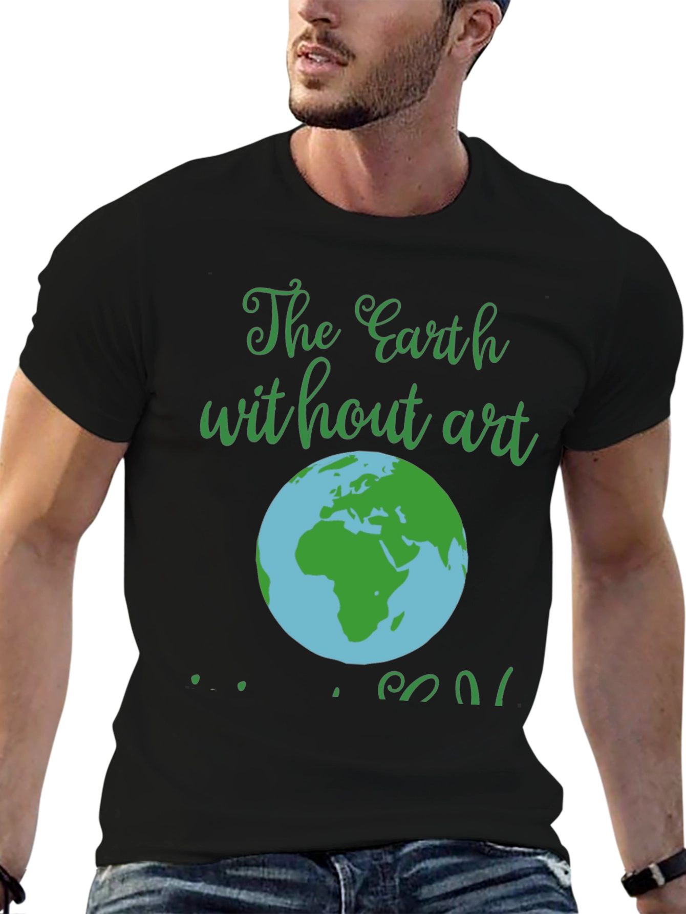 Earth Without Art T-Shirt - Mens Black Graphic Tee