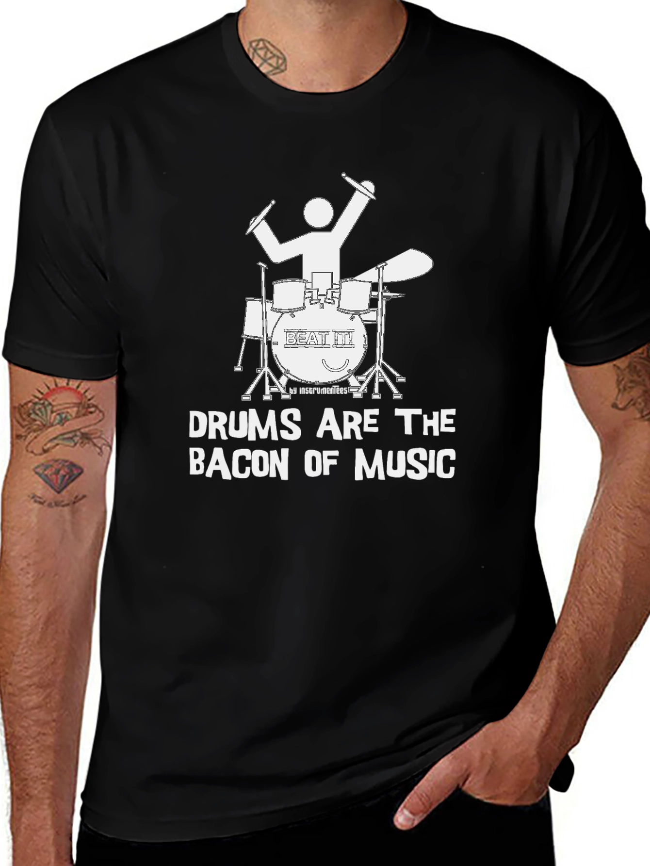 Drums Are The Bacon of Music T-Shirt