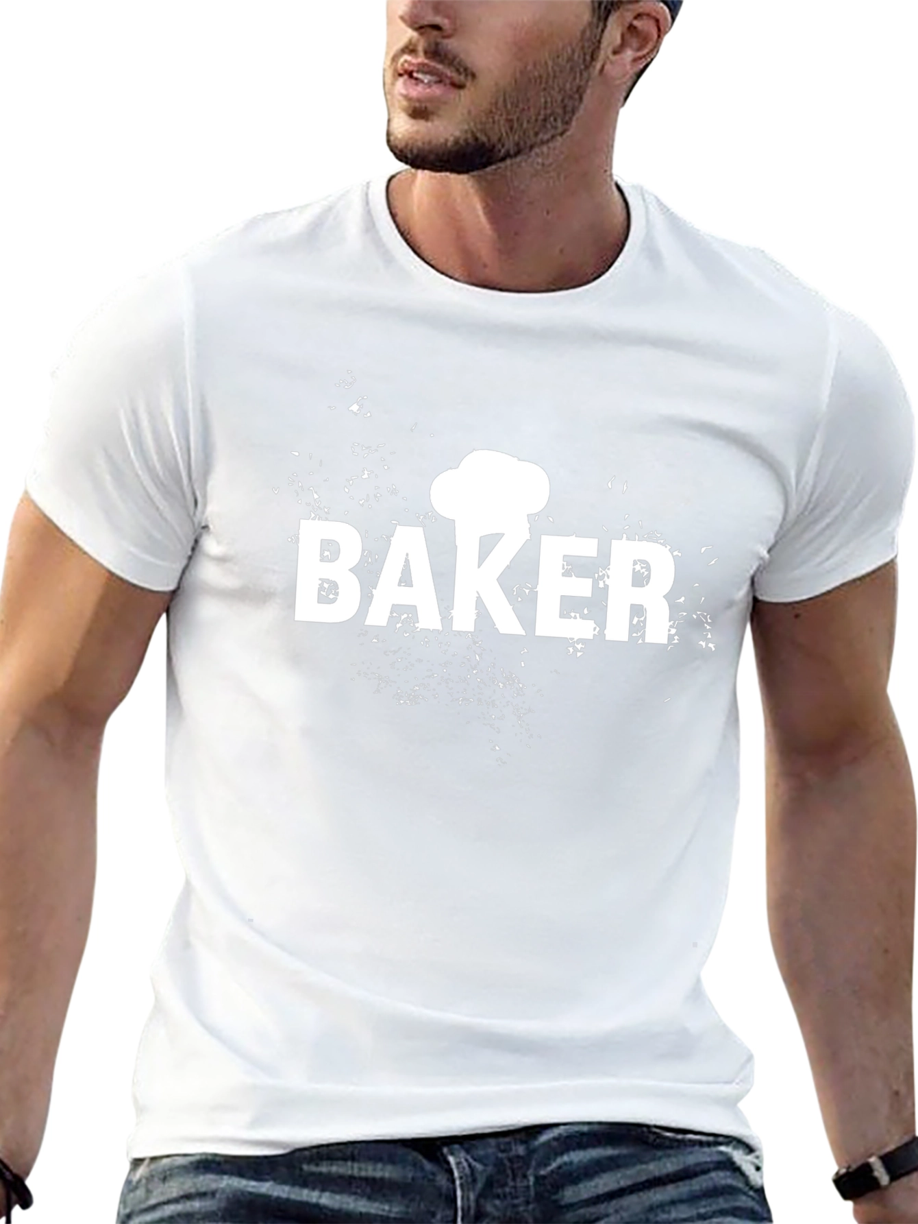Baker T-Shirt - Chef Hat Design