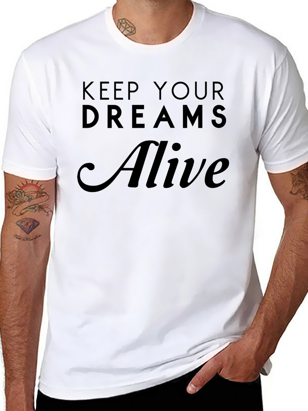 Keep Your Dreams Alive Black T-Shirt
