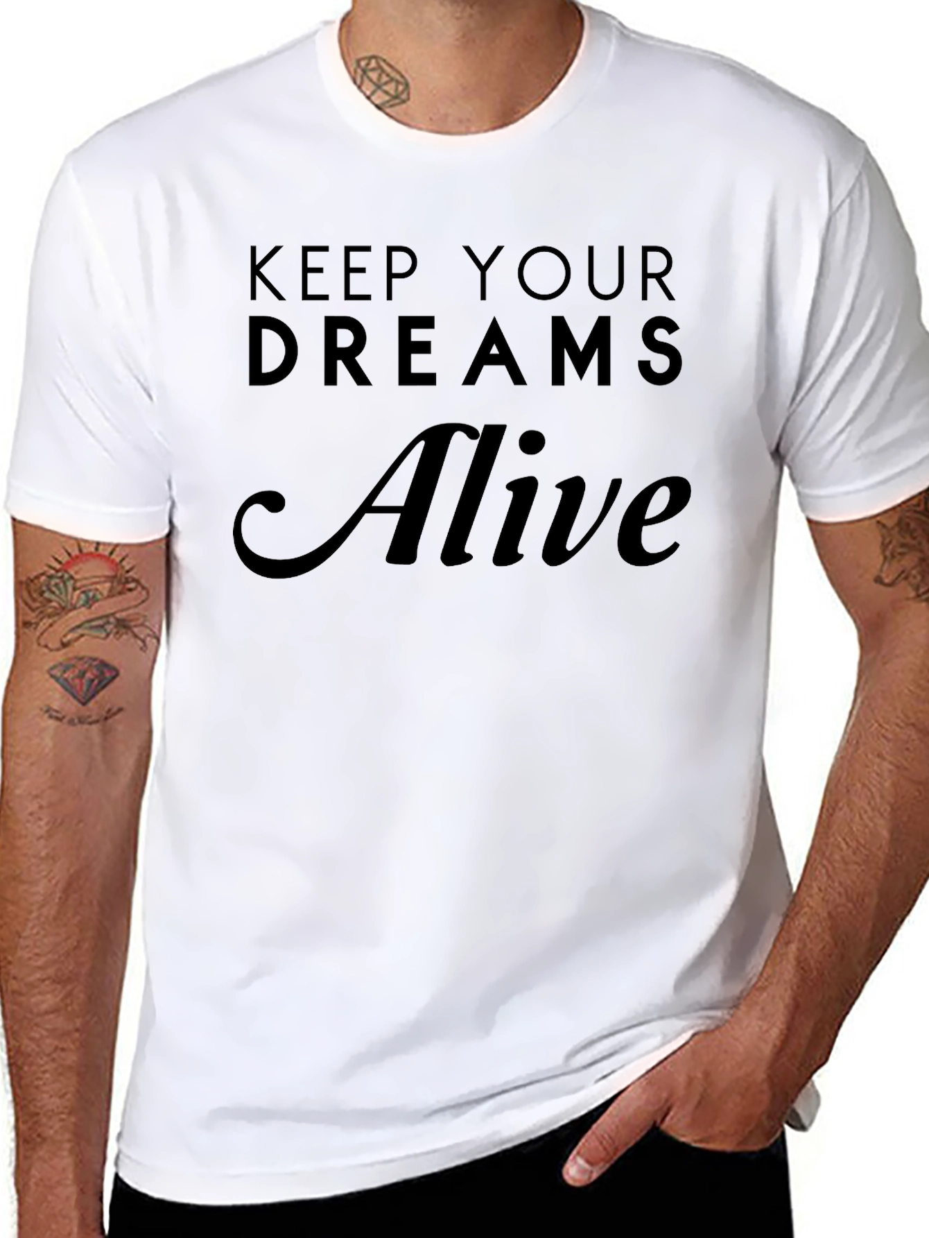 Keep Your Dreams Alive Black T-Shirt