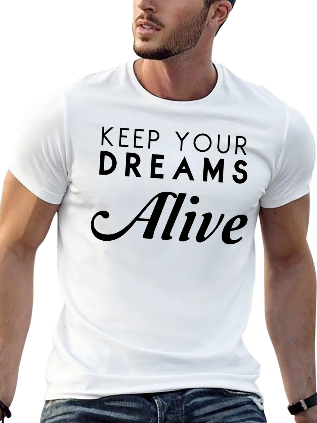 Keep Your Dreams Alive Black T-Shirt