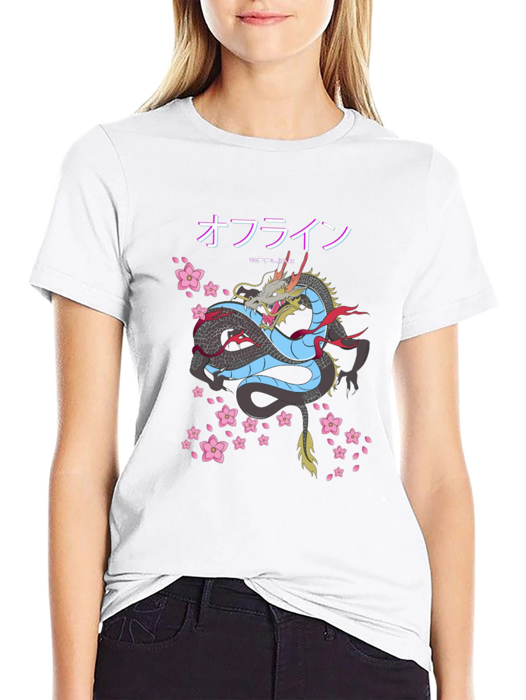 Japanese Dragon Offline T-Shirt