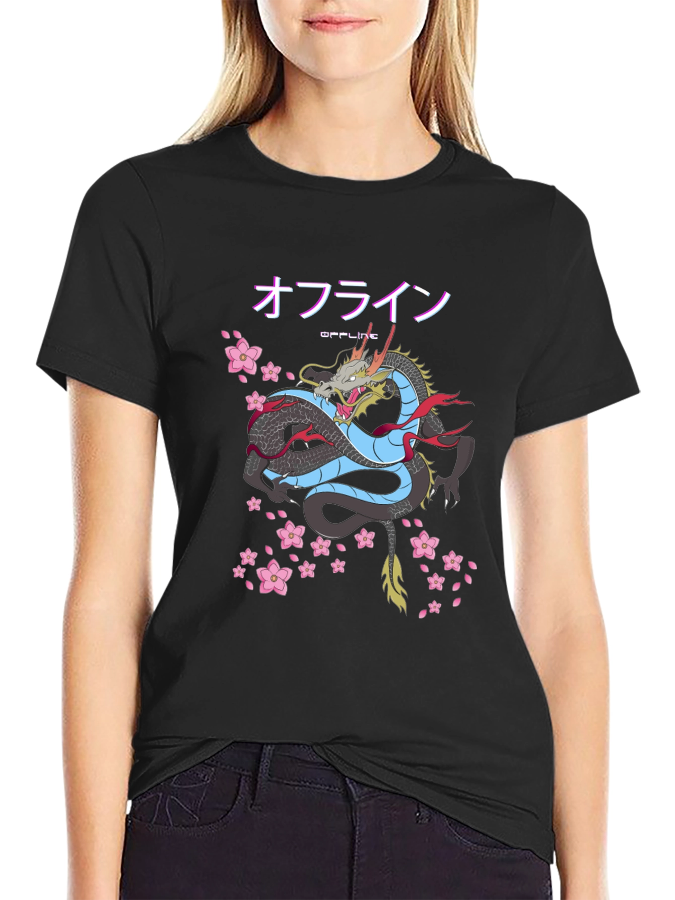 Japanese Dragon Offline T-Shirt