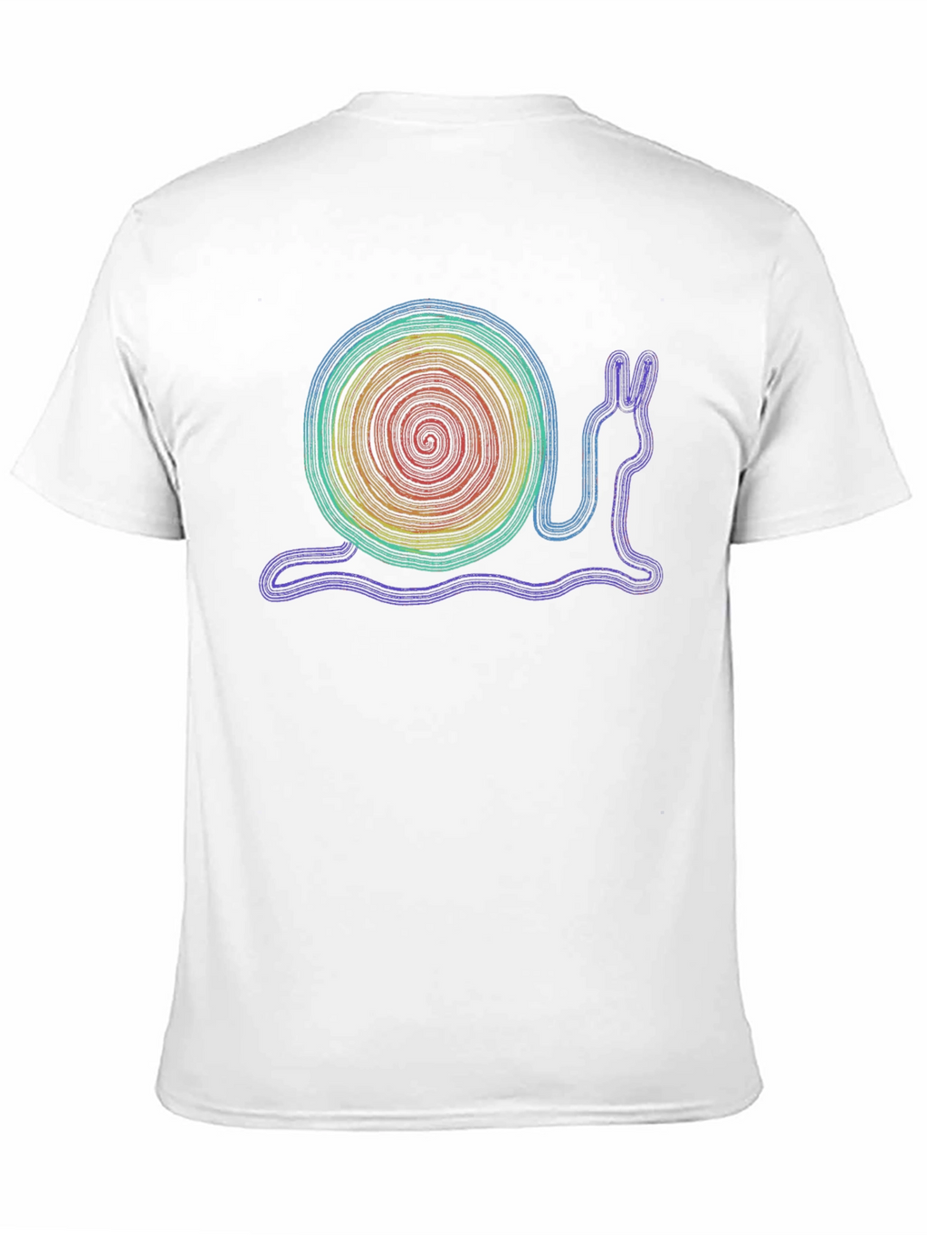 Rainbow Snail Graphic T-Shirt - Unique Design