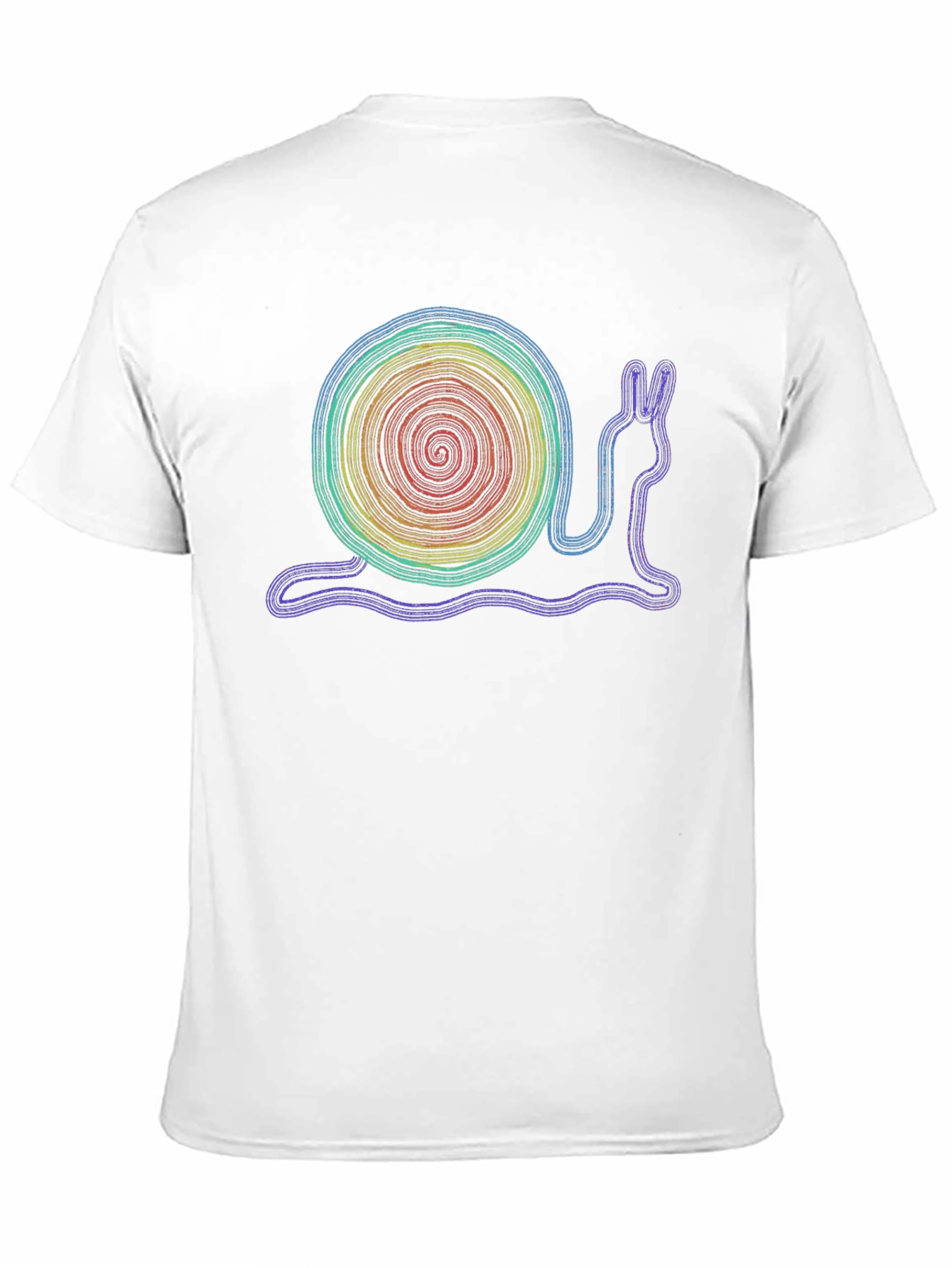 Rainbow Snail Graphic T-Shirt - Unique Design
