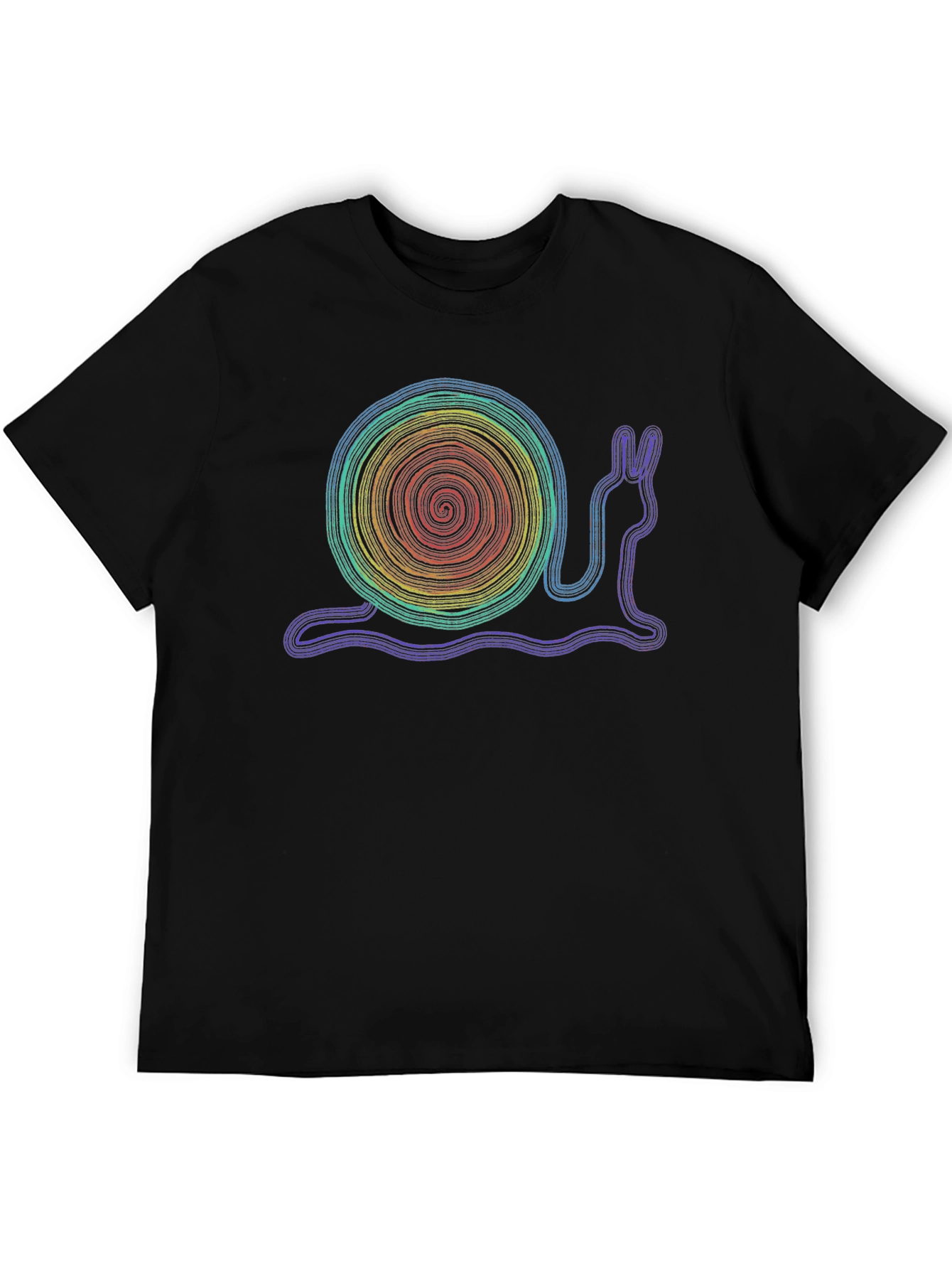 Rainbow Snail Graphic T-Shirt - Unique Design