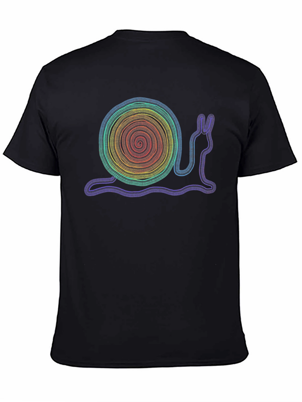 Rainbow Snail Graphic T-Shirt - Unique Design