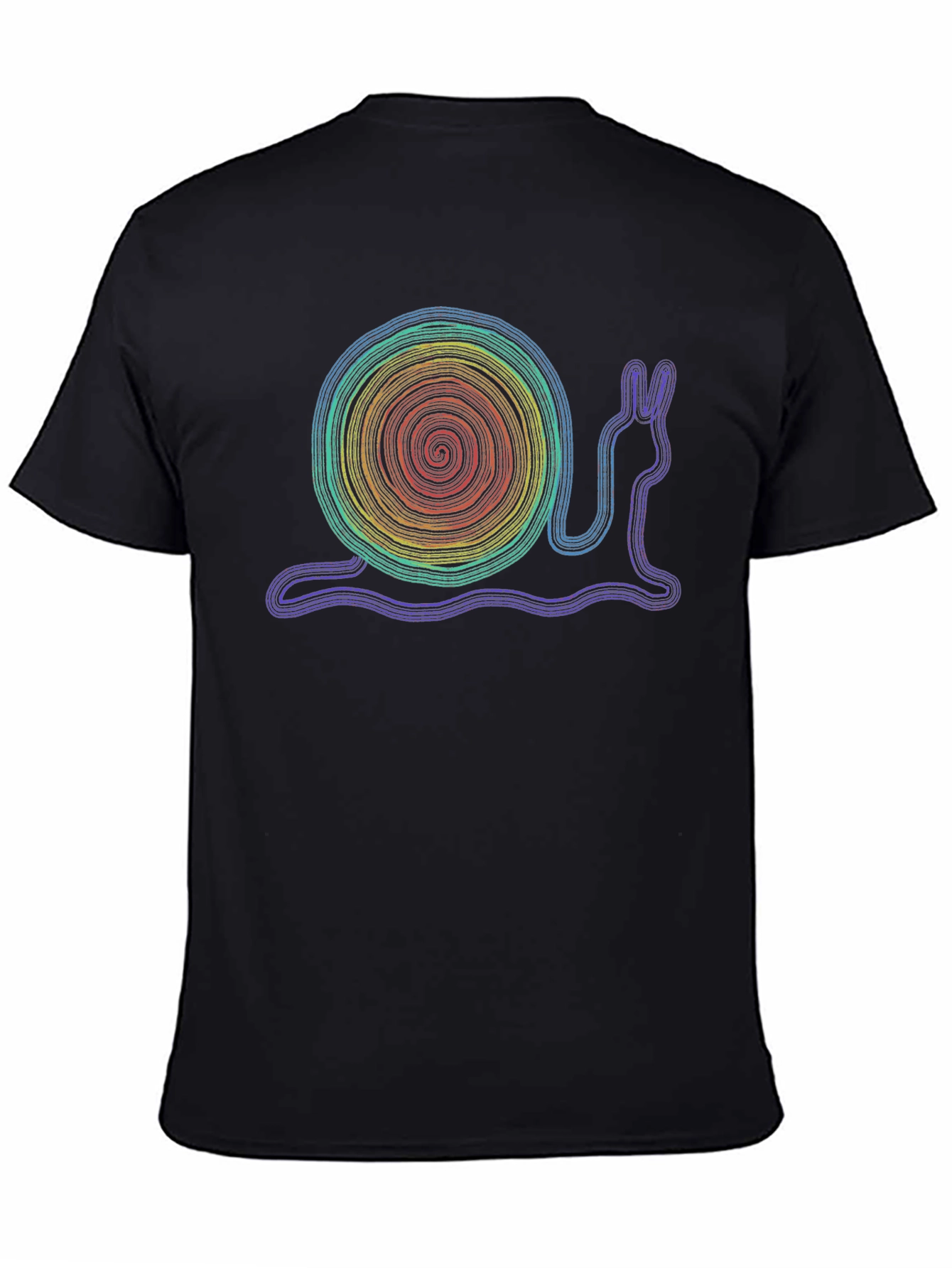 Rainbow Snail Graphic T-Shirt - Unique Design