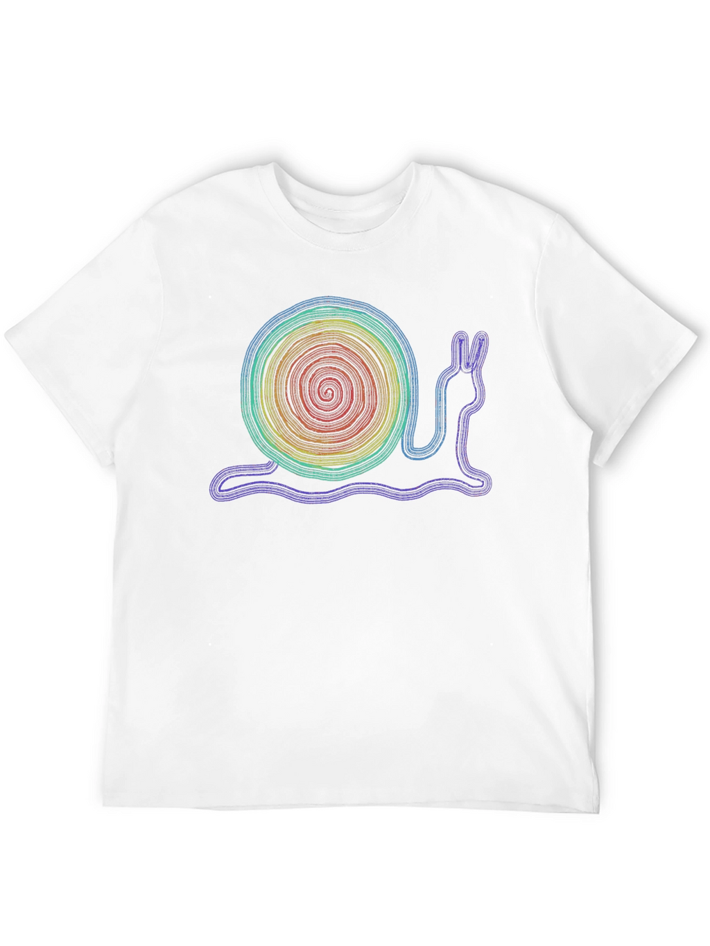 Rainbow Snail Graphic T-Shirt - Unique Design