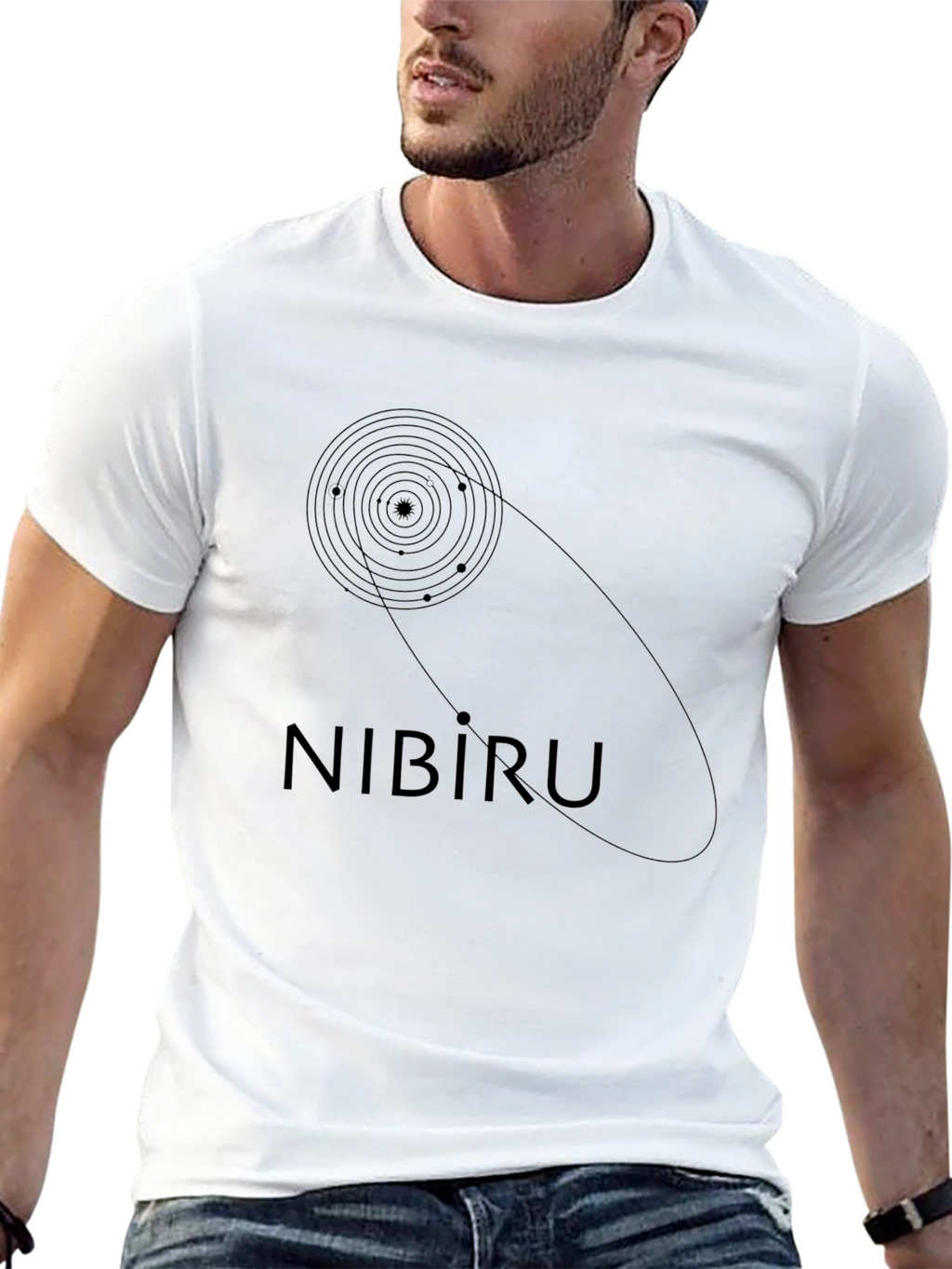 Nibiru Planet X Graphic T-Shirt - Black