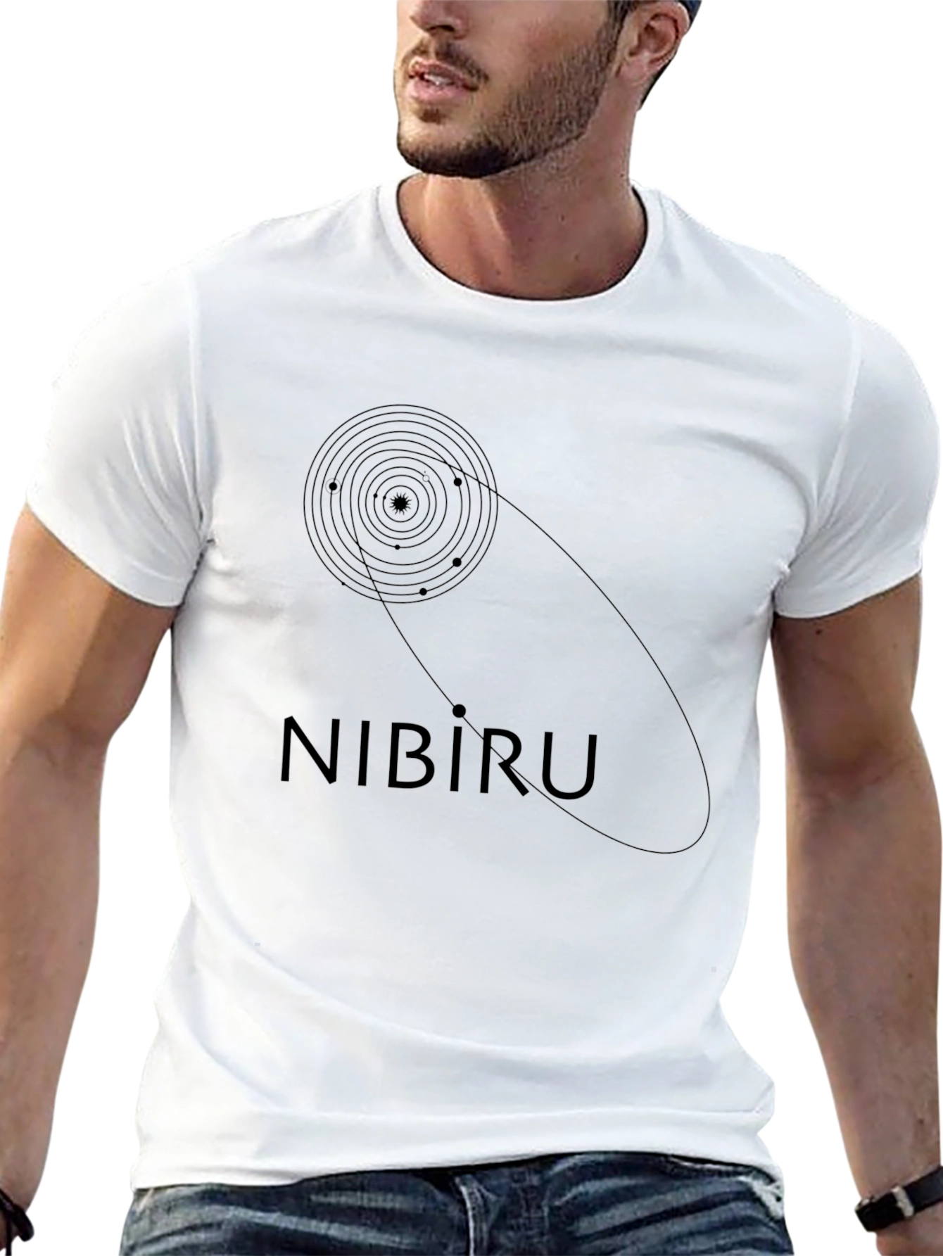 Nibiru Planet X Graphic T-Shirt - Black