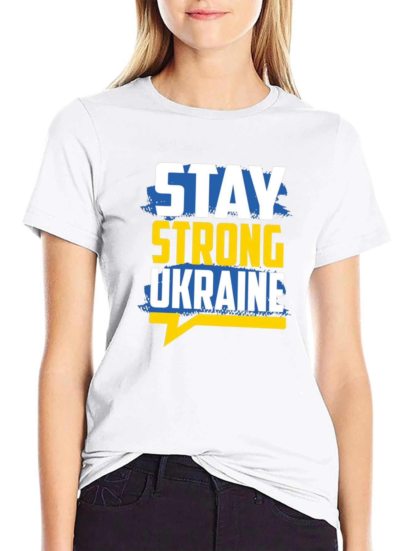 Stay Strong Ukraine Graphic Tee