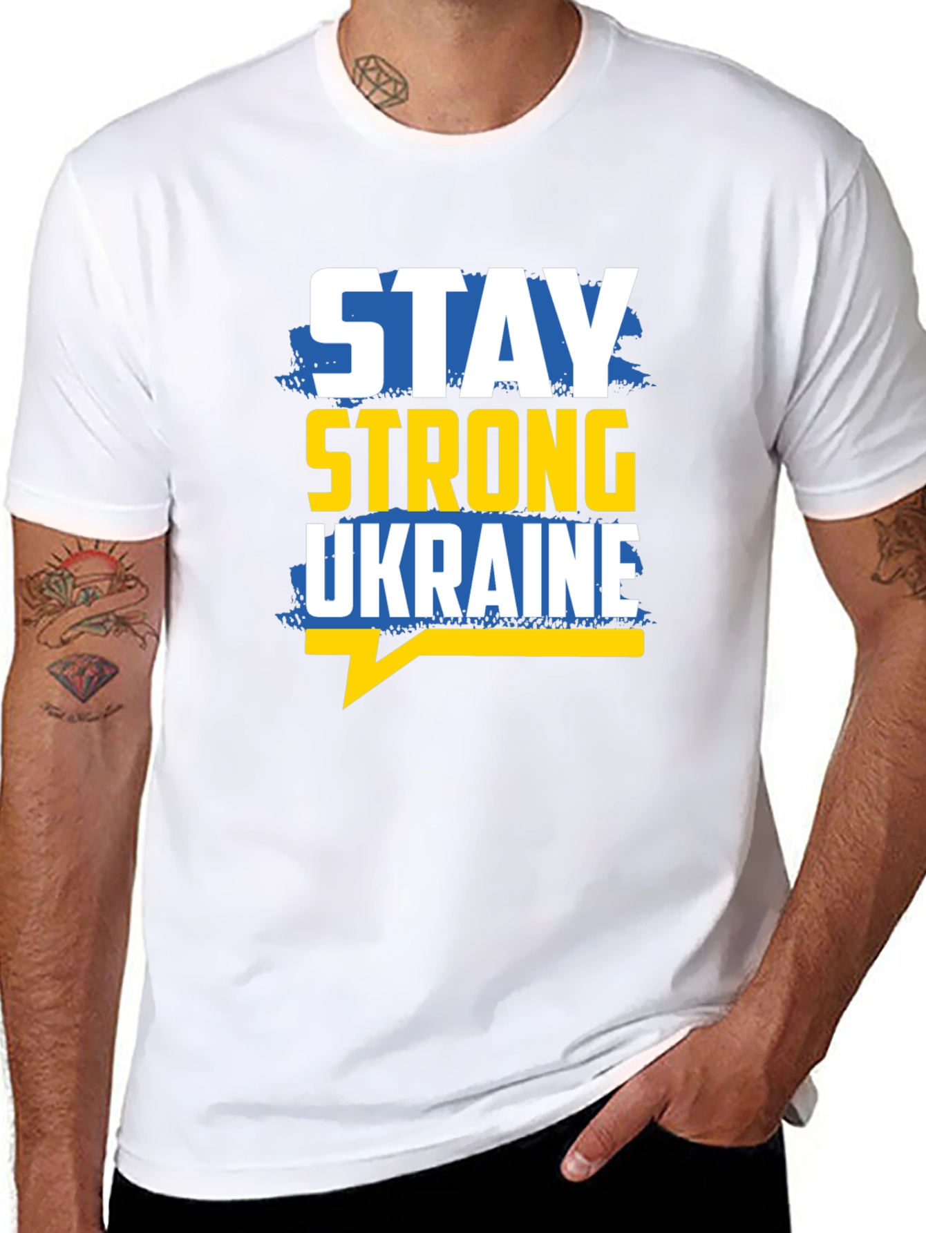 Stay Strong Ukraine Graphic Tee