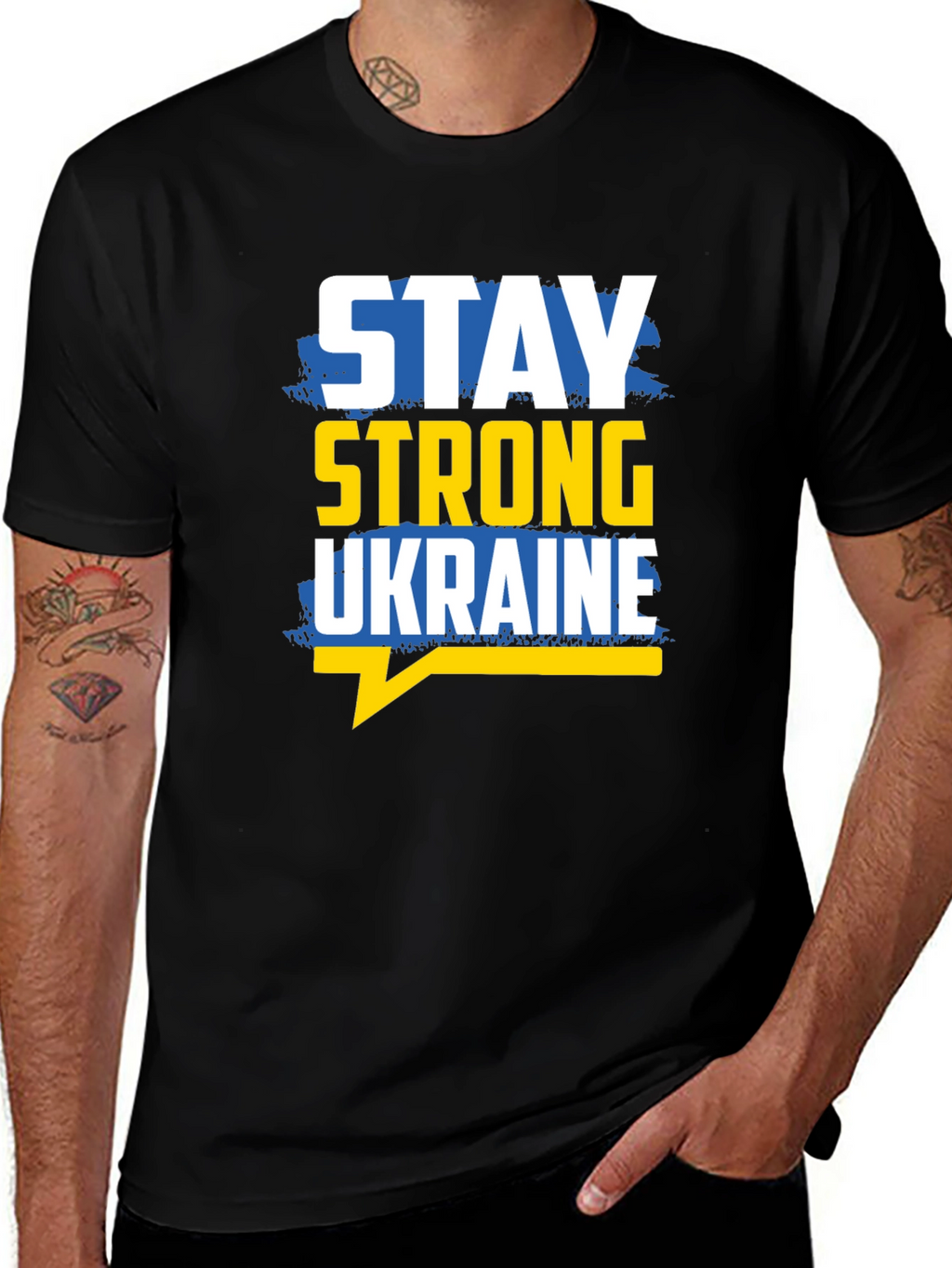 Stay Strong Ukraine Graphic Tee