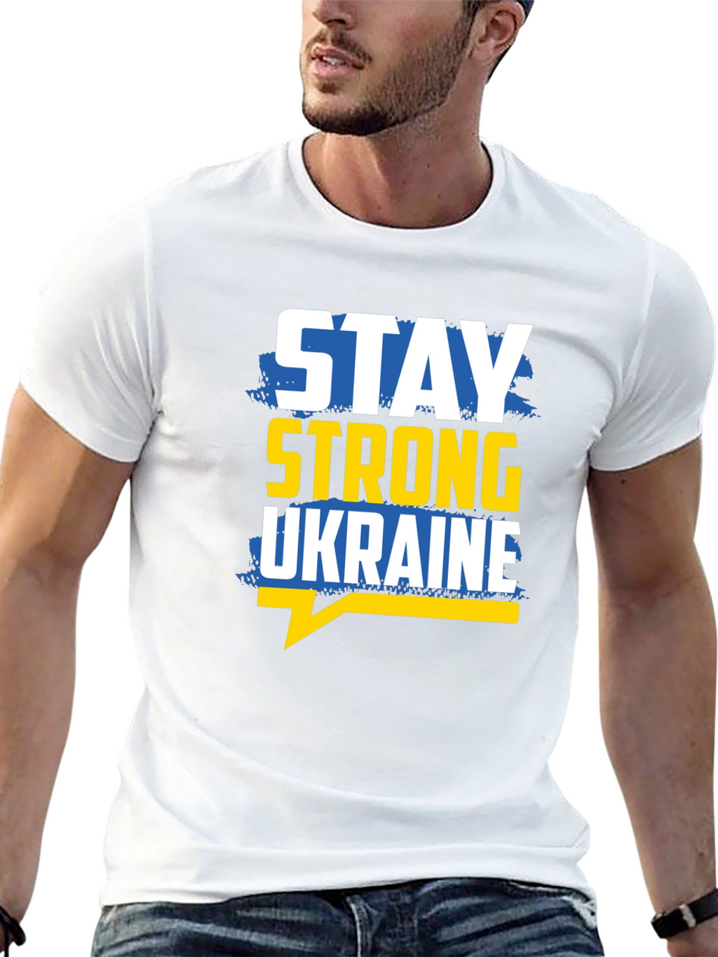 Stay Strong Ukraine Graphic Tee
