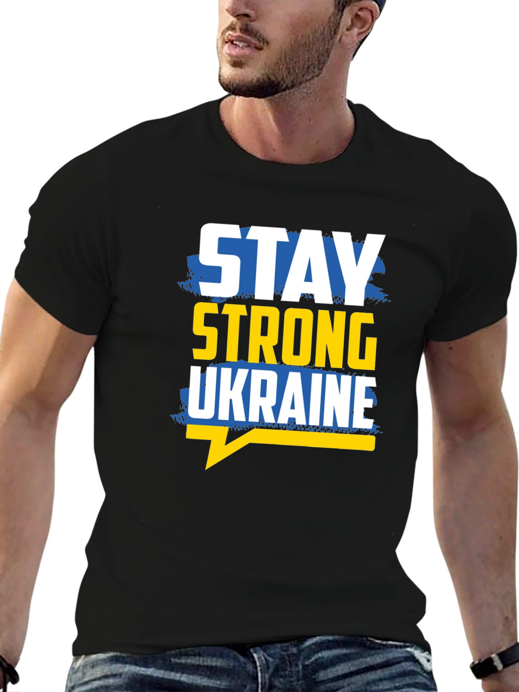 Stay Strong Ukraine Graphic Tee