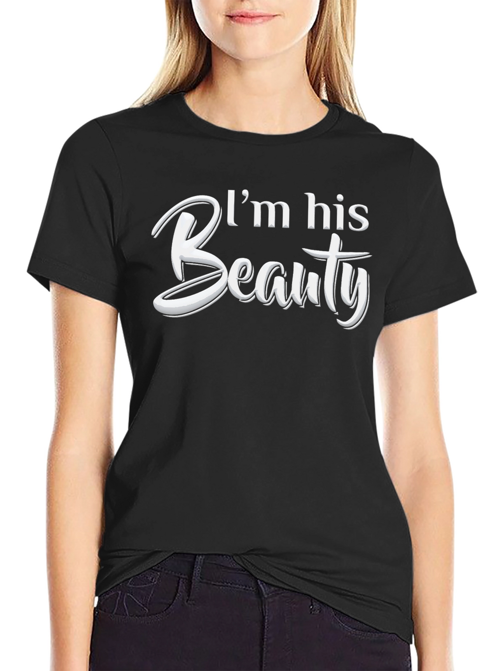 Im His Beauty Matching Couple T-Shirt