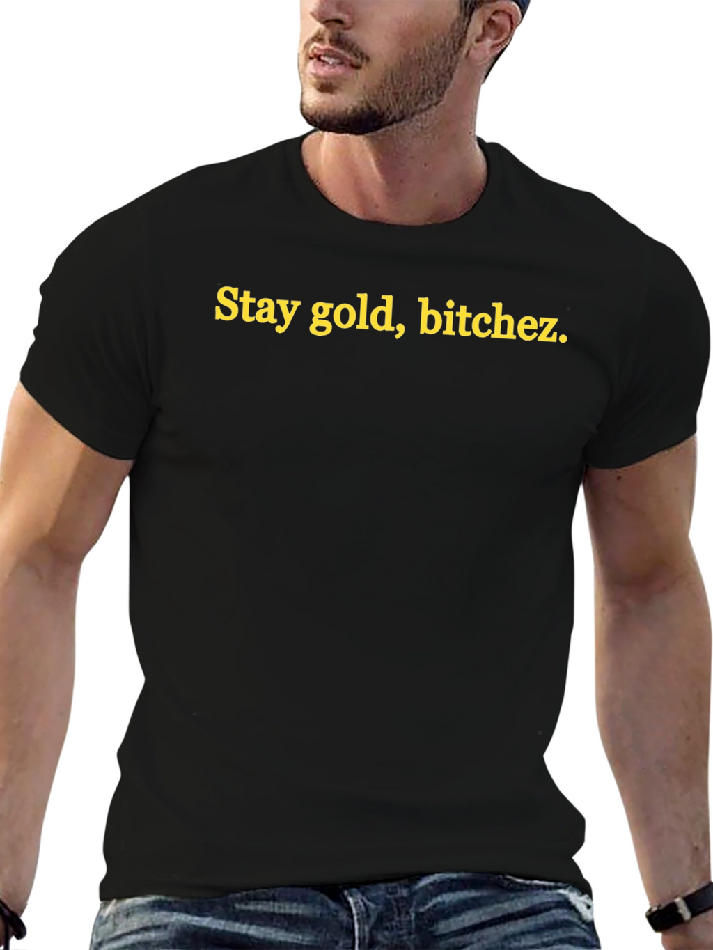Stay Gold Graphic Tee - Unisex Casual T-Shirt
