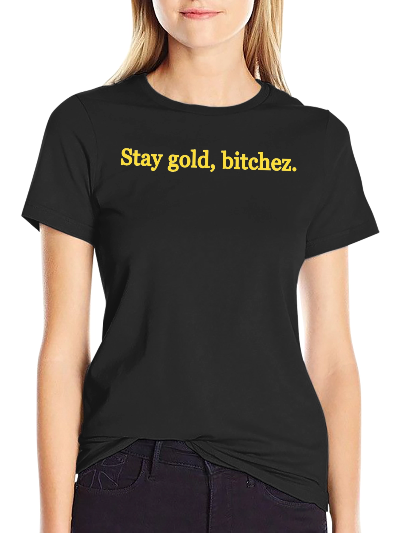 Stay Gold Graphic Tee - Unisex Casual T-Shirt