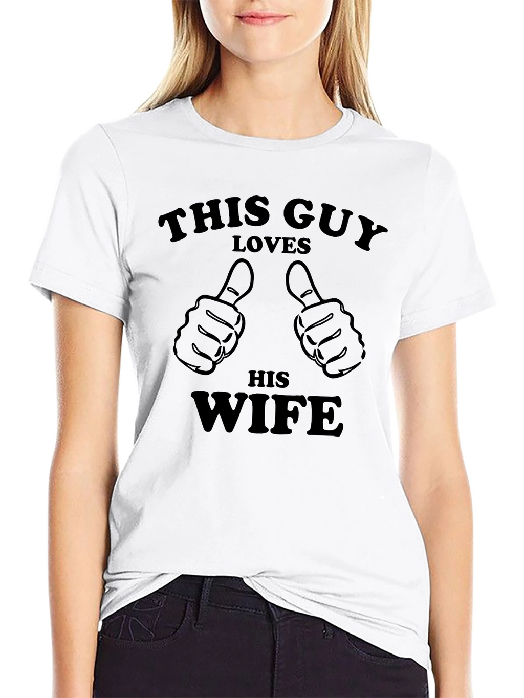This Guy Loves His Wife Graphic T-Shirt