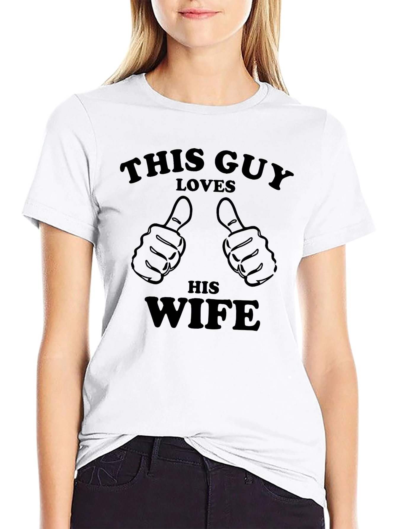 This Guy Loves His Wife Graphic T-Shirt