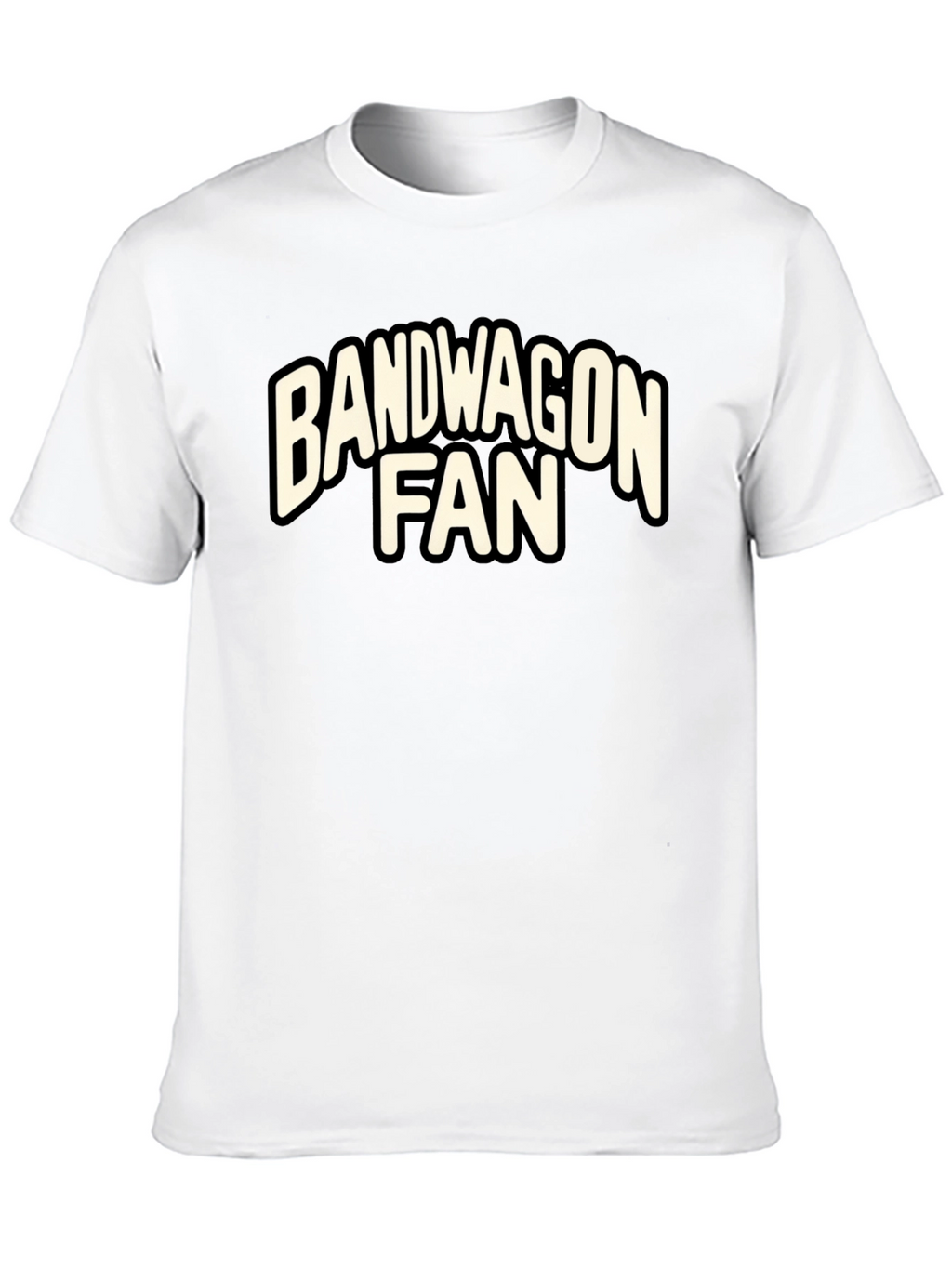 Bandwagon Fan Graphic T-Shirt - Casual Style