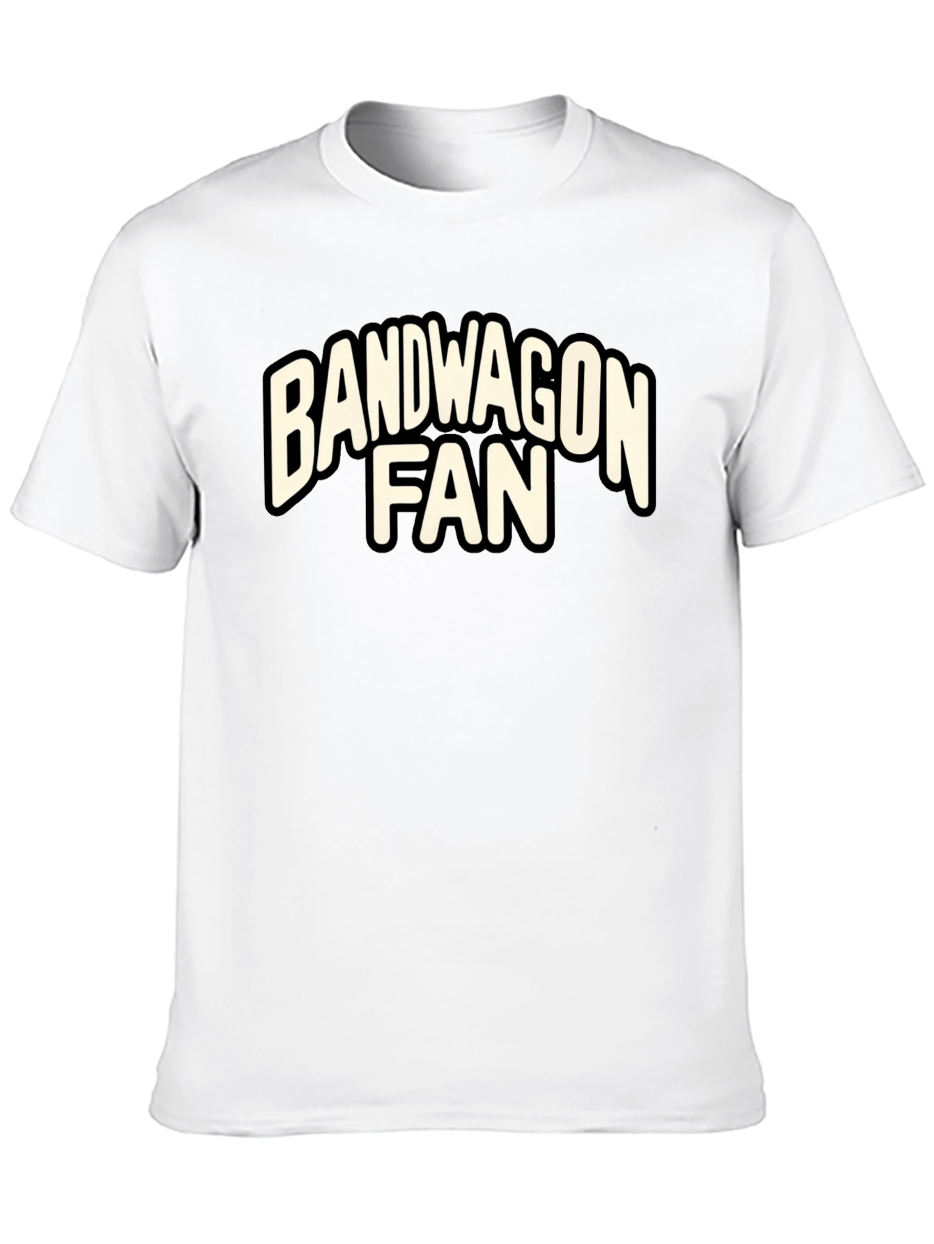 Bandwagon Fan Graphic T-Shirt - Casual Style