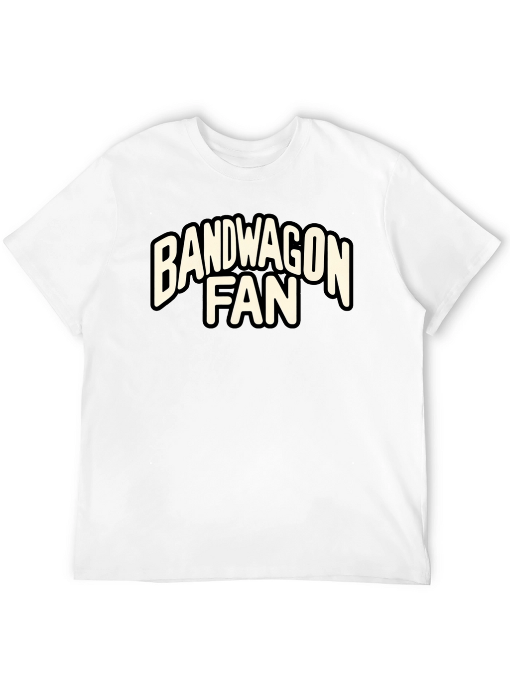 Bandwagon Fan Graphic T-Shirt - Casual Style