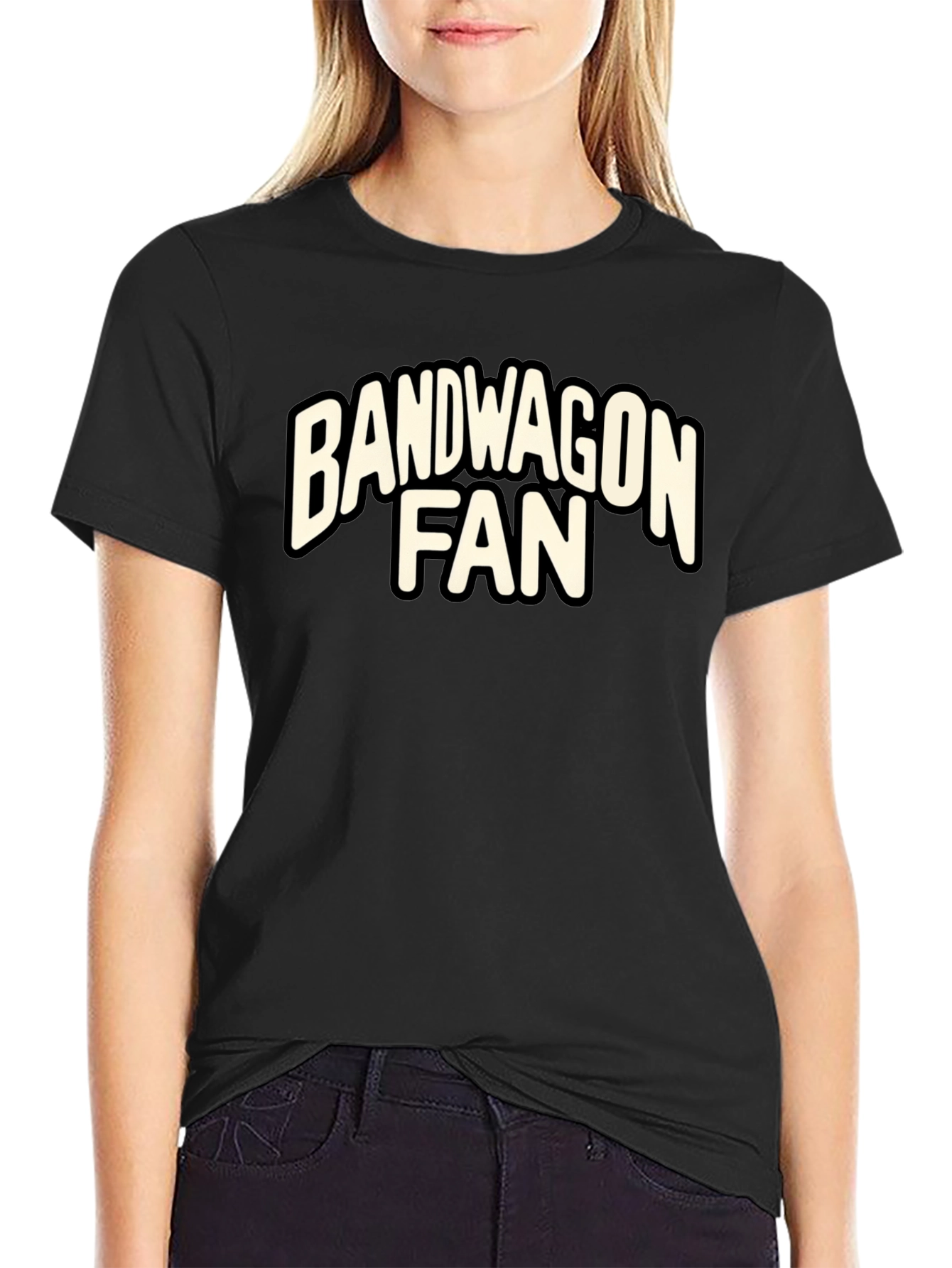 Bandwagon Fan Graphic T-Shirt - Casual Style