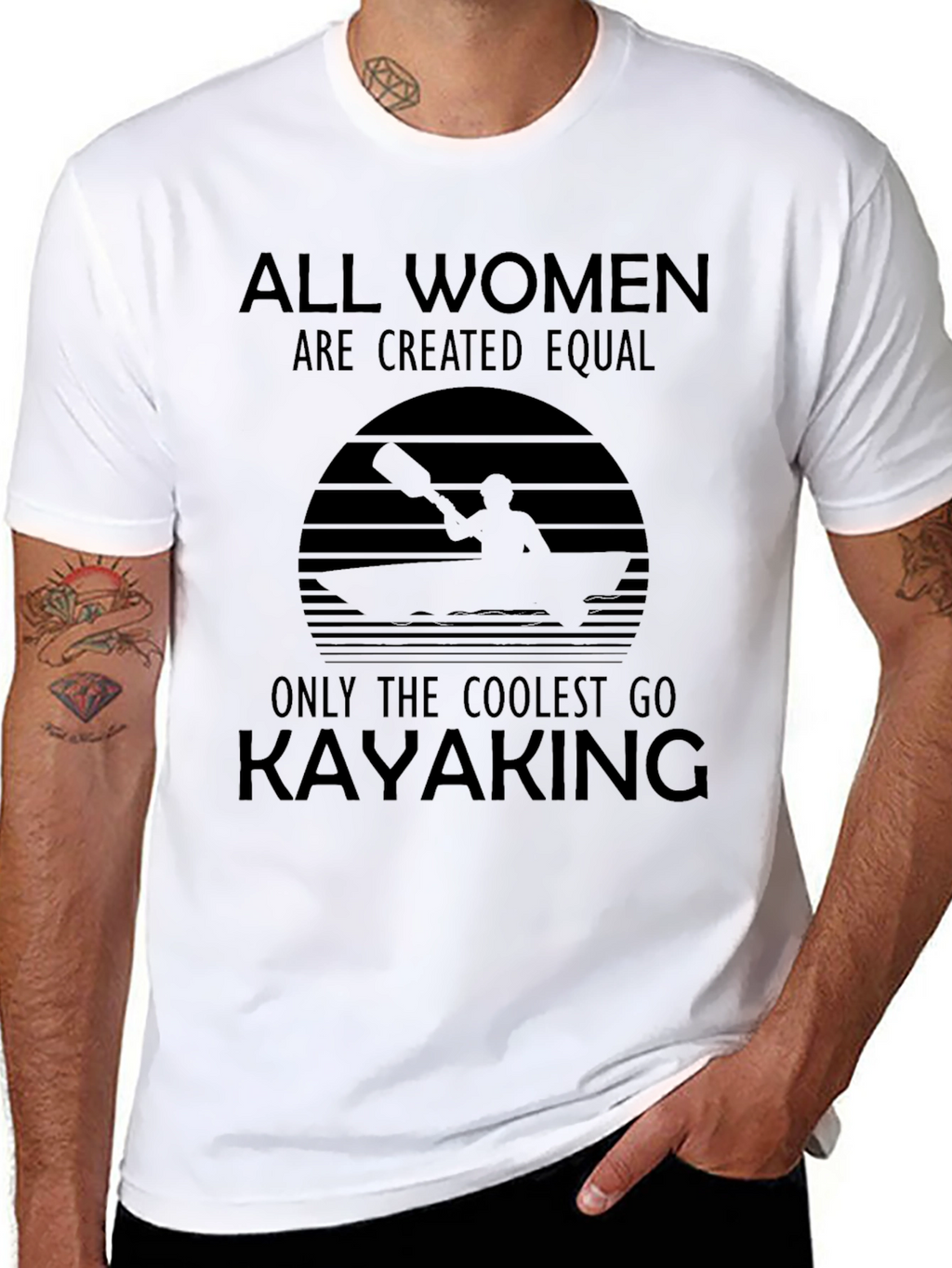 Coolest Women Kayaking T-Shirt