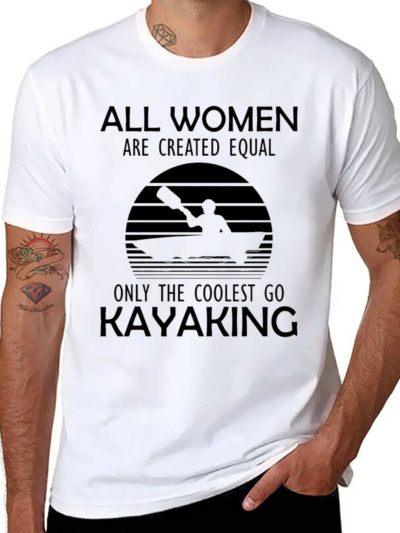 Coolest Women Kayaking T-Shirt