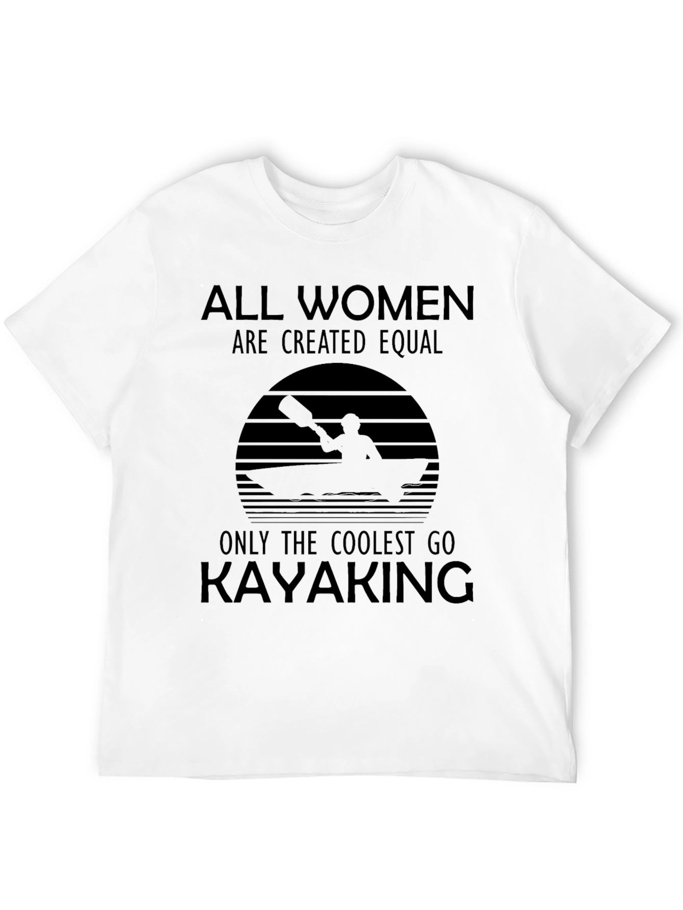 Coolest Women Kayaking T-Shirt