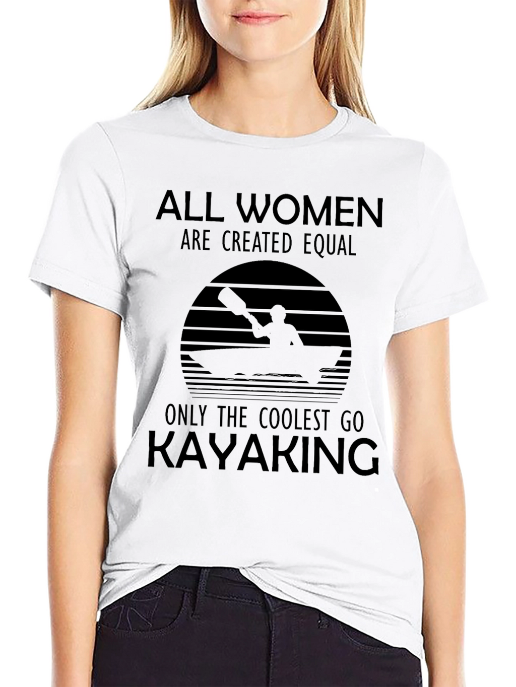Coolest Women Kayaking T-Shirt