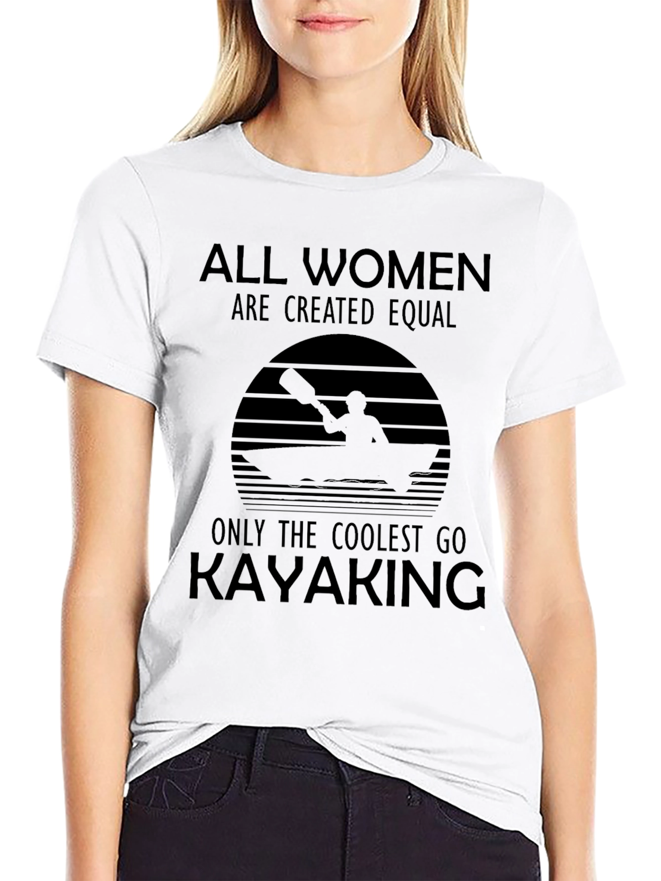 Coolest Women Kayaking T-Shirt