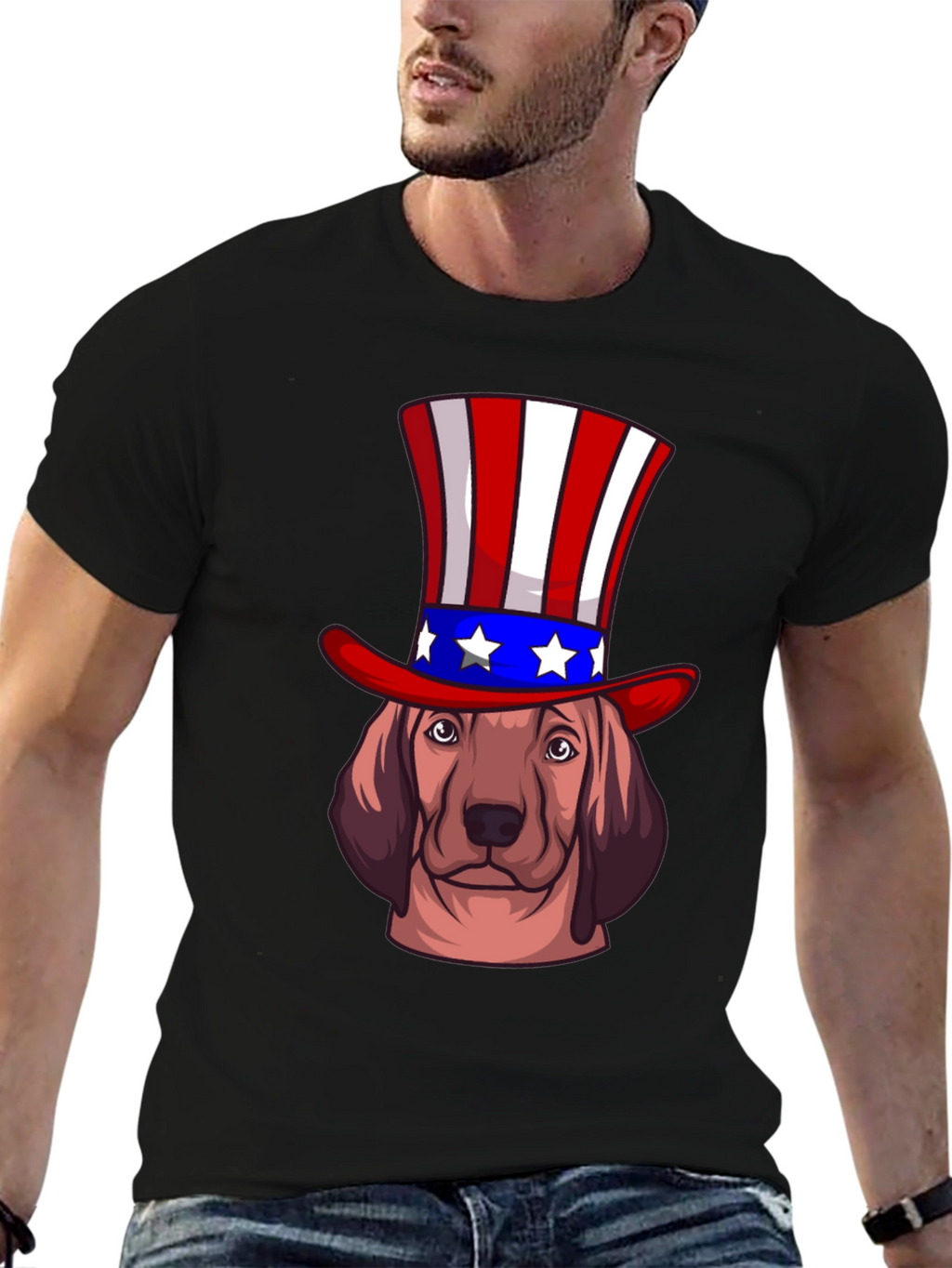 Patriotic Dog T-Shirt