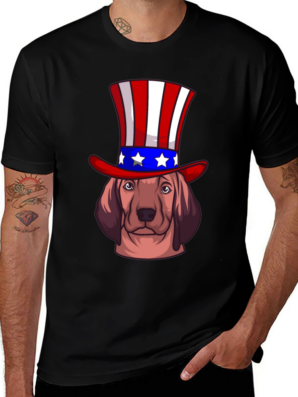 Patriotic Dog T-Shirt
