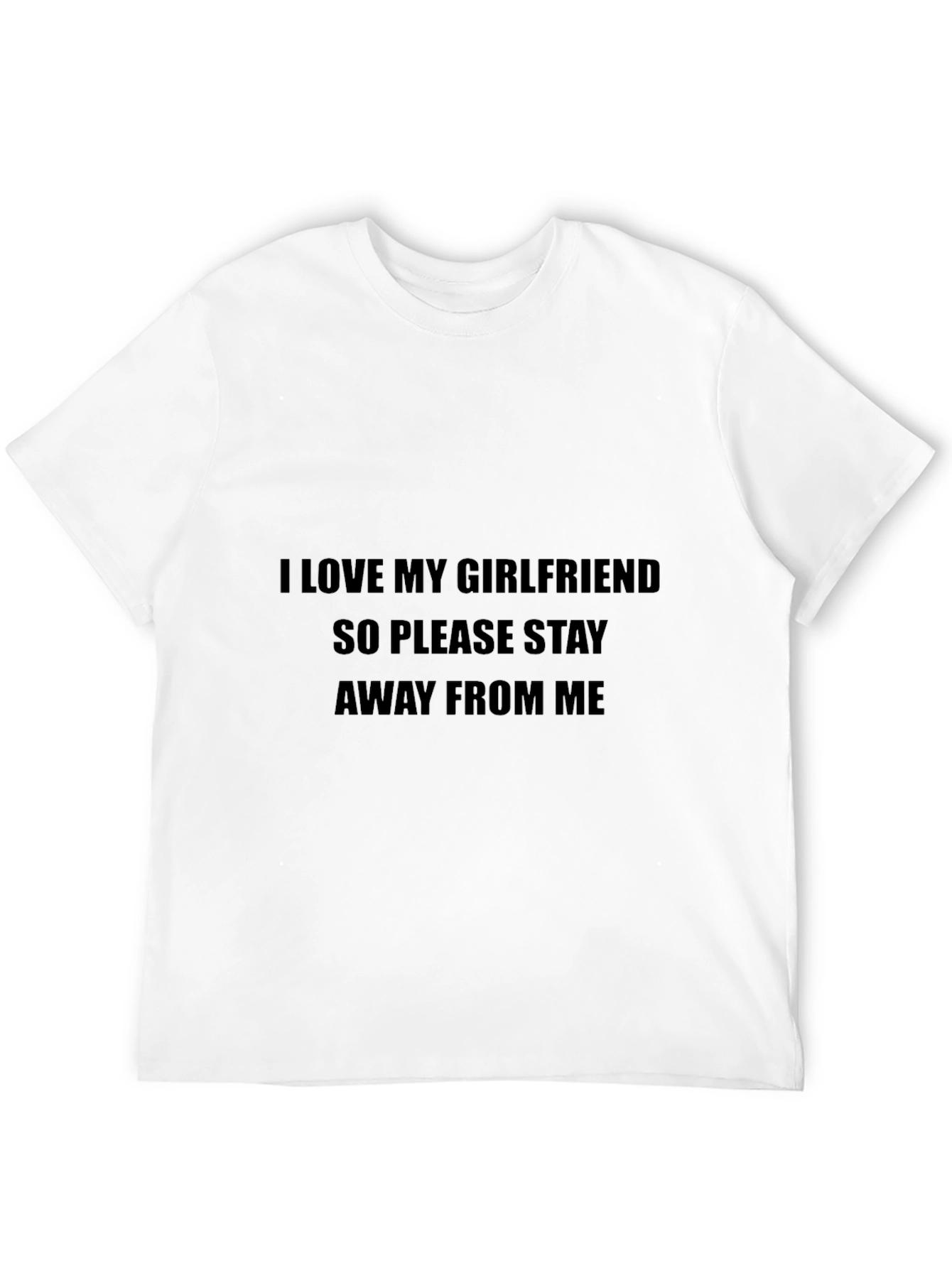 I Love My Girlfriend Novelty Graphic Tee