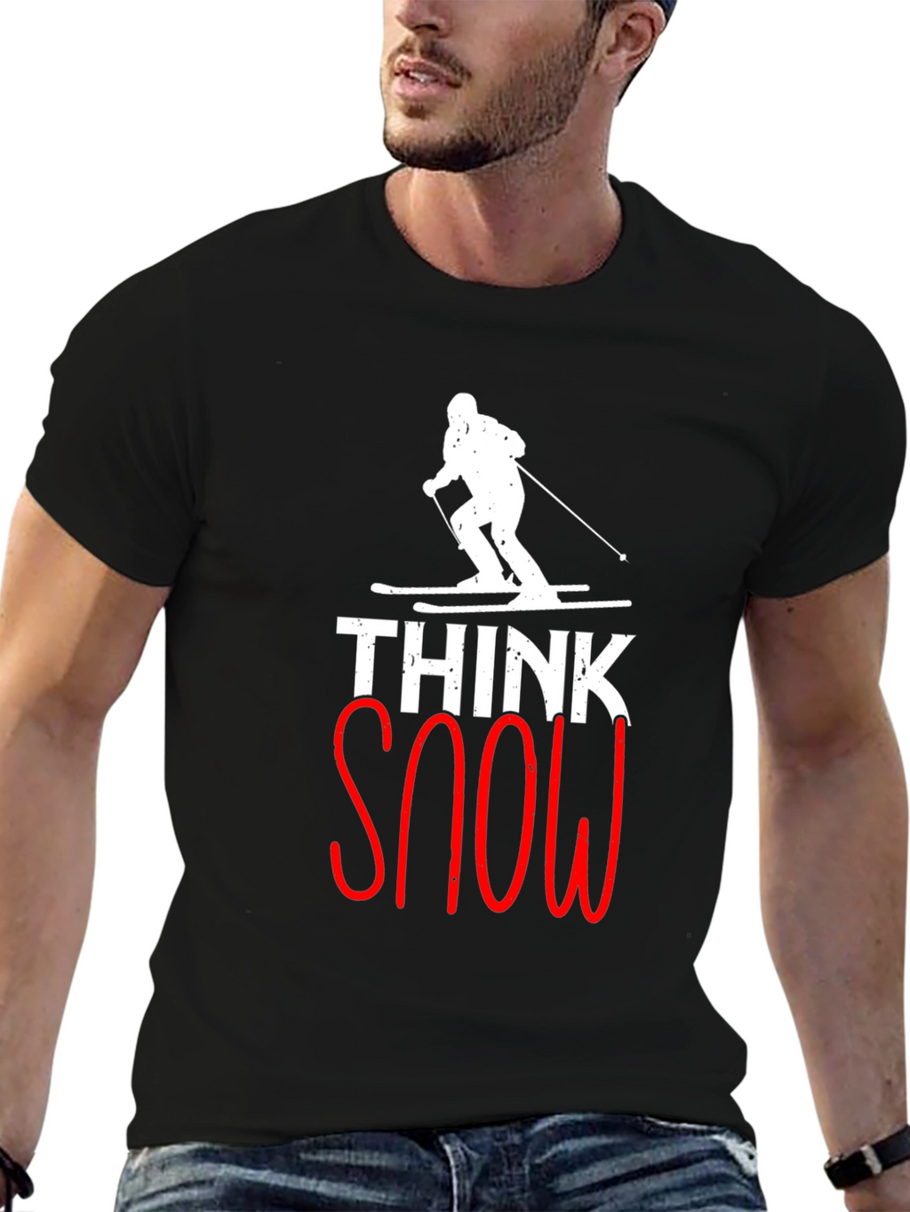 Think Snow Ski T-Shirt