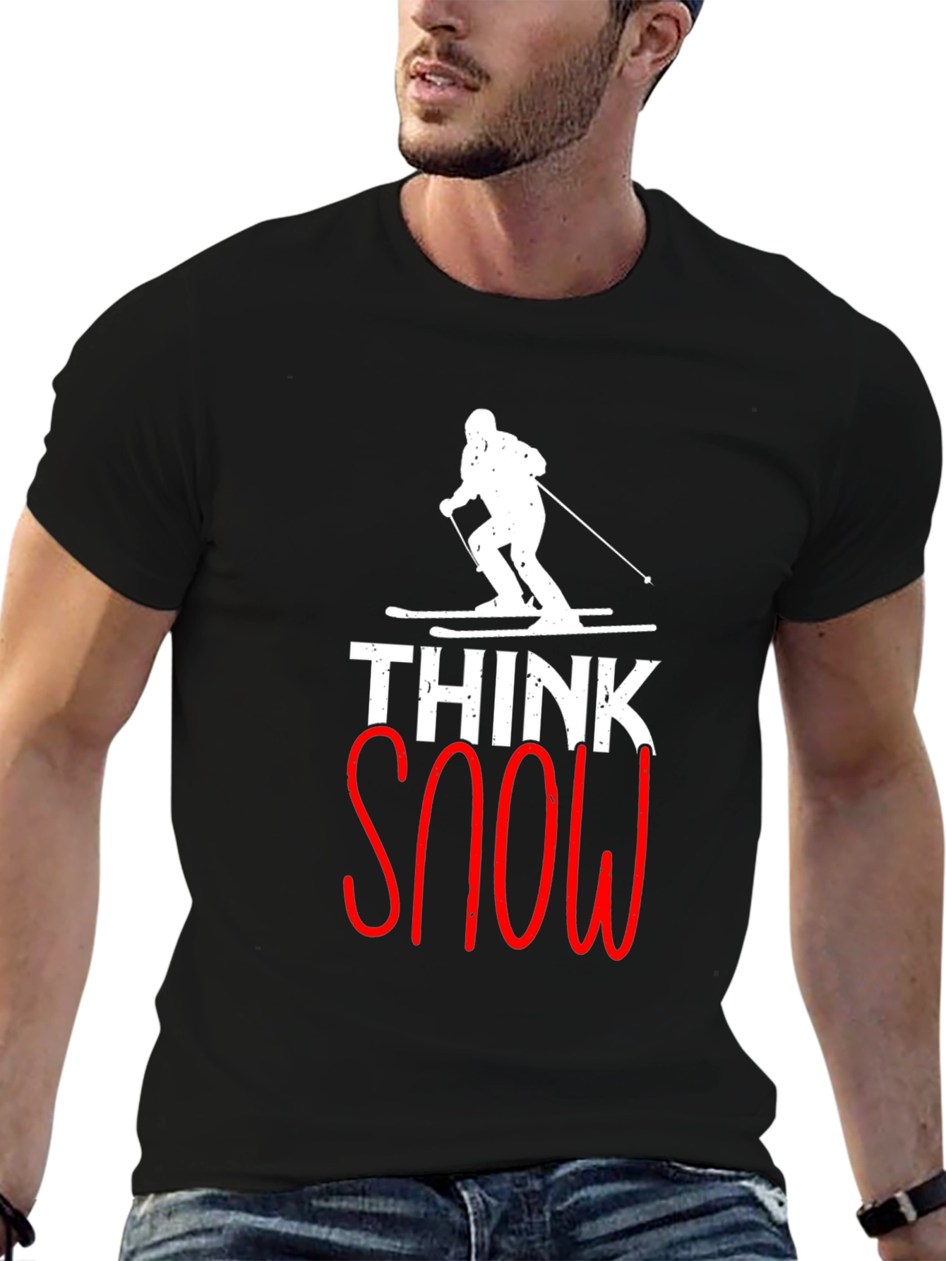Think Snow Ski T-Shirt