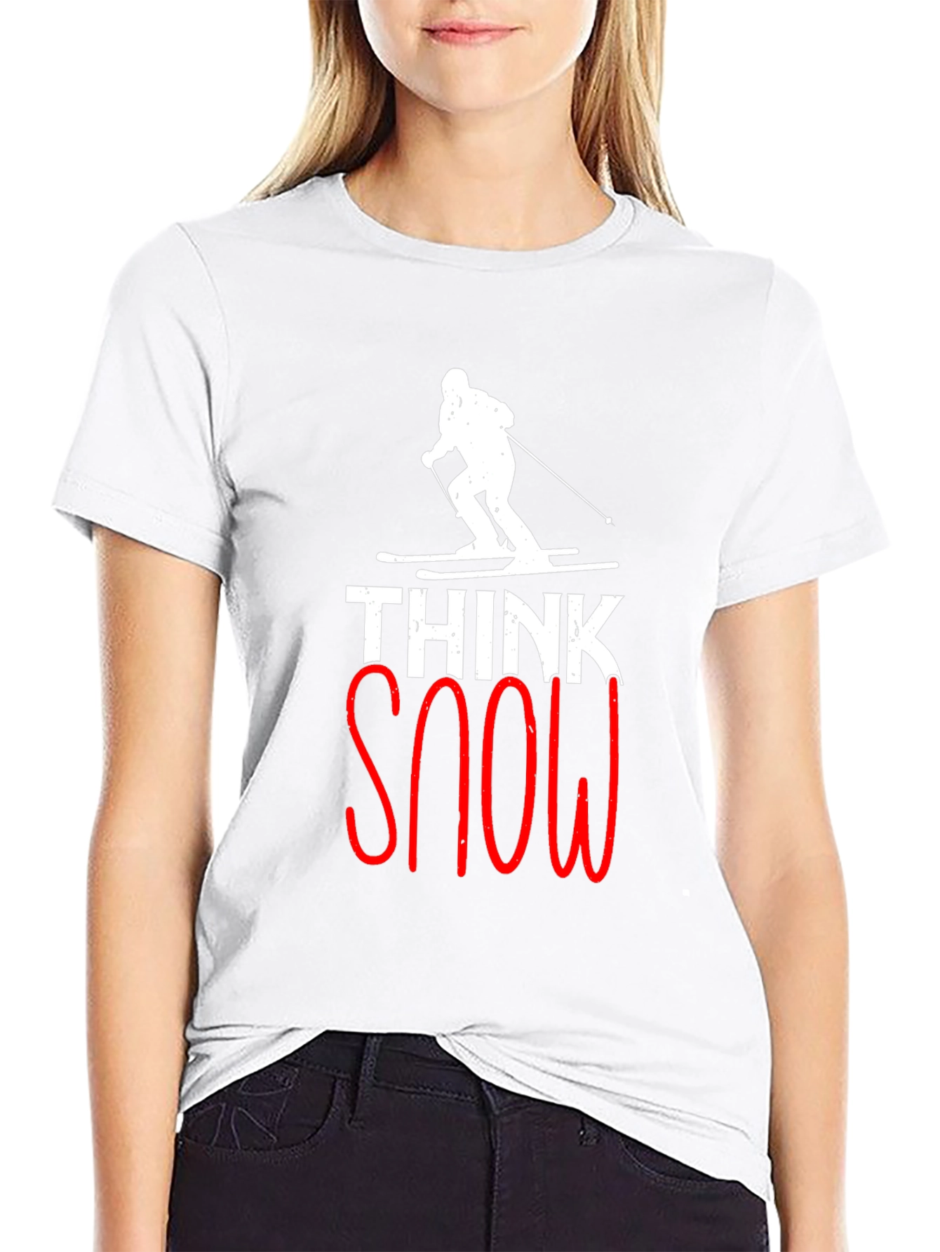 Think Snow Ski T-Shirt